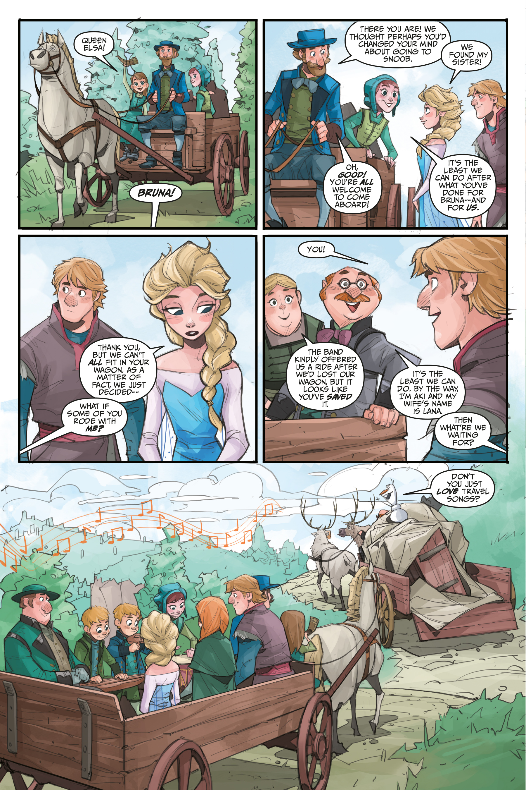 Read online Disney Frozen: Reunion Road comic -  Issue # _TPB - 59