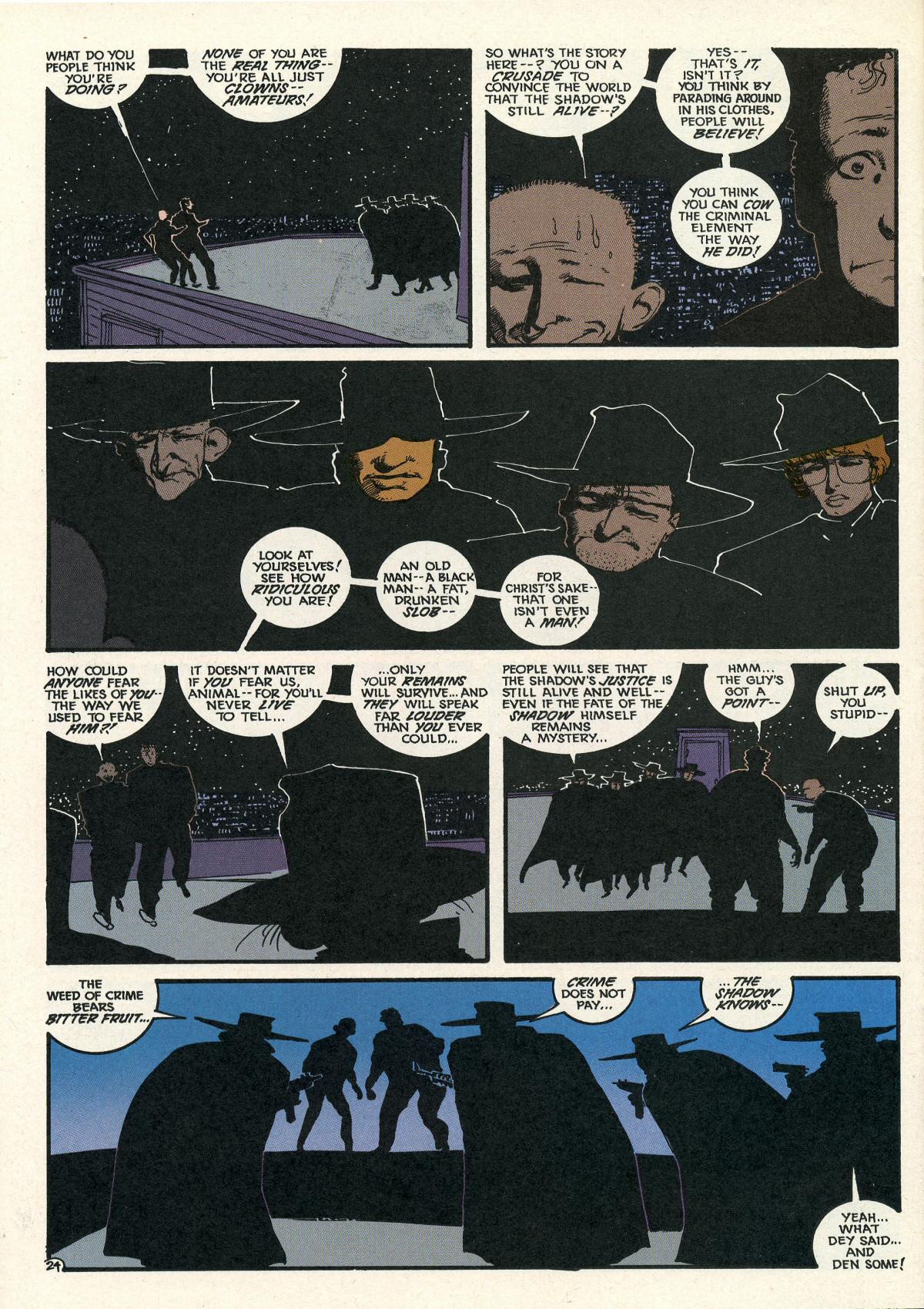 Read online The Shadow (1987) comic -  Issue #14 - 30