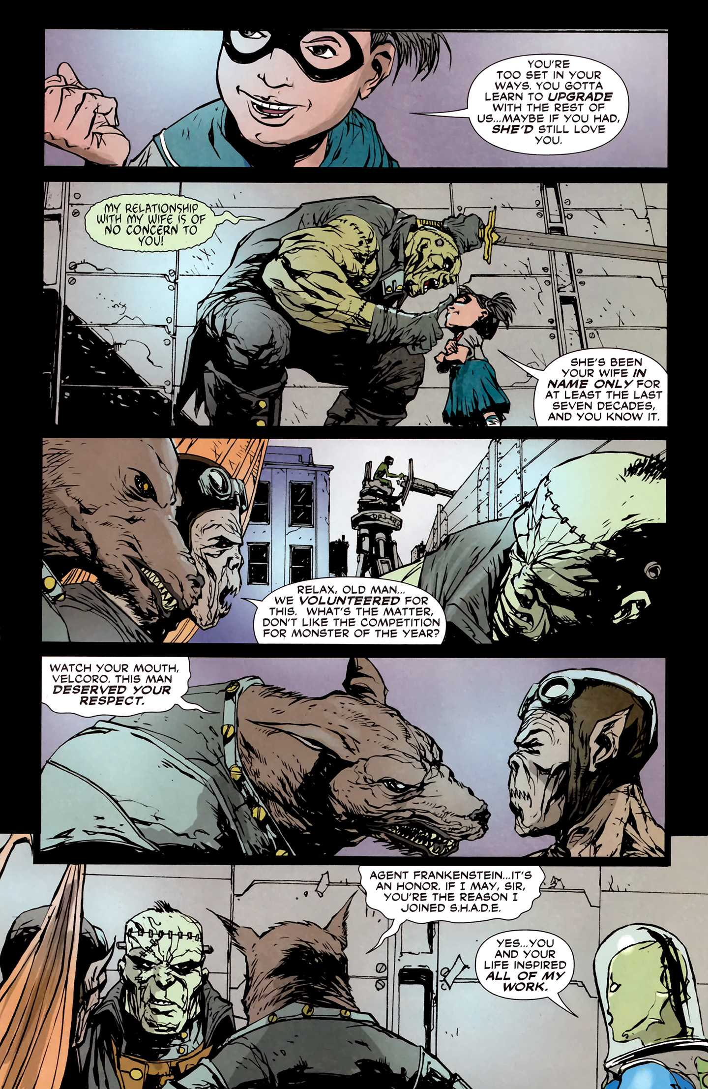 Read online Frankenstein, Agent of S.H.A.D.E. comic -  Issue #1 - 13