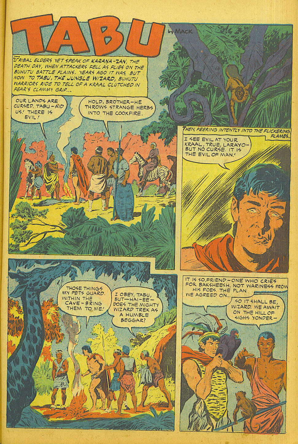 Read online Jungle Comics comic -  Issue #136 - 34