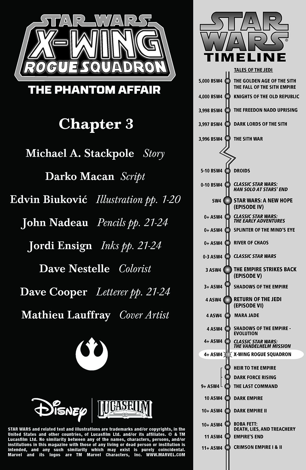 Read online Star Wars: X-Wing Rogue Squadron comic -  Issue #7 - 2