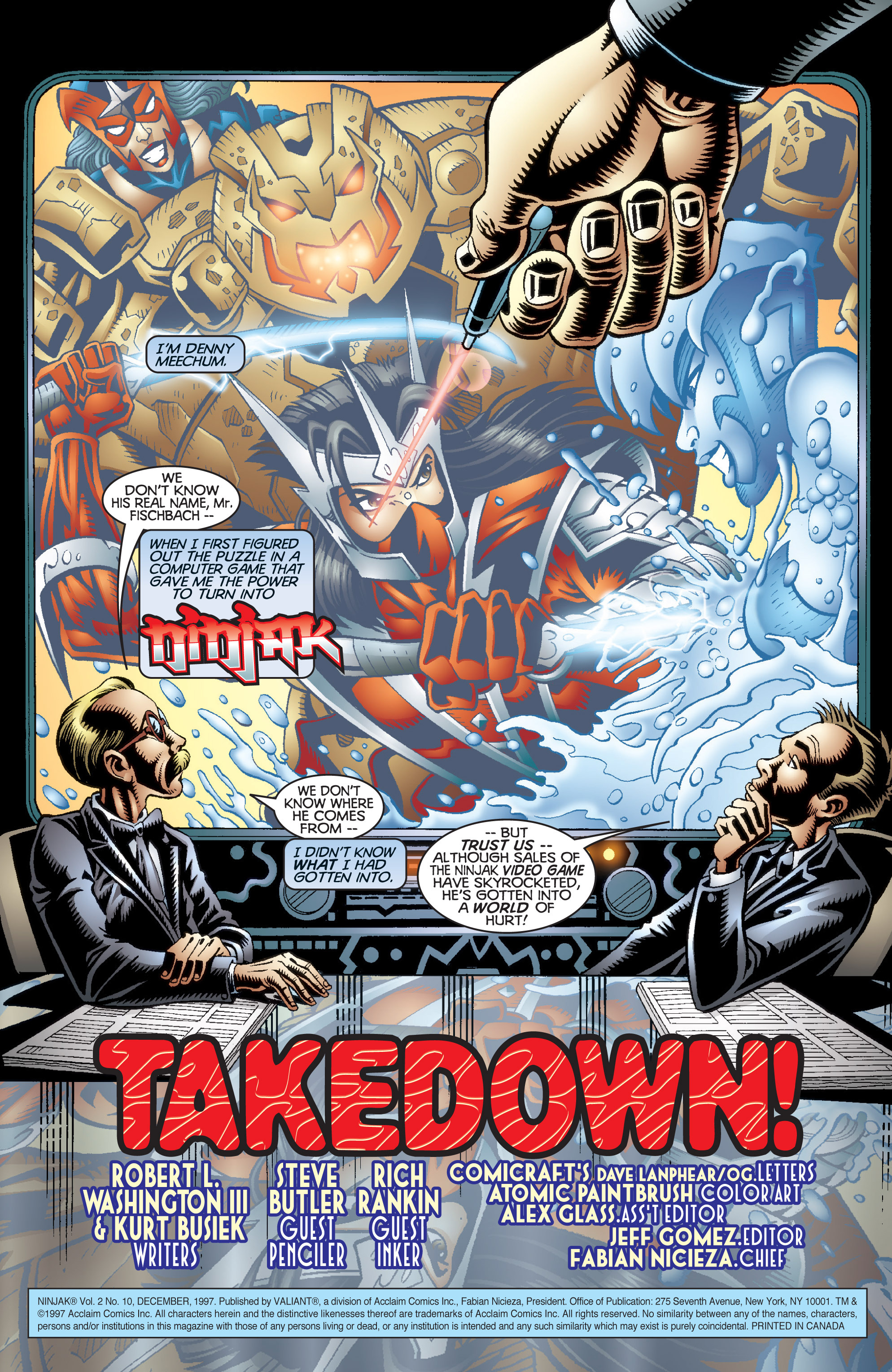 Read online Ninjak (1997) comic -  Issue #10 - 2