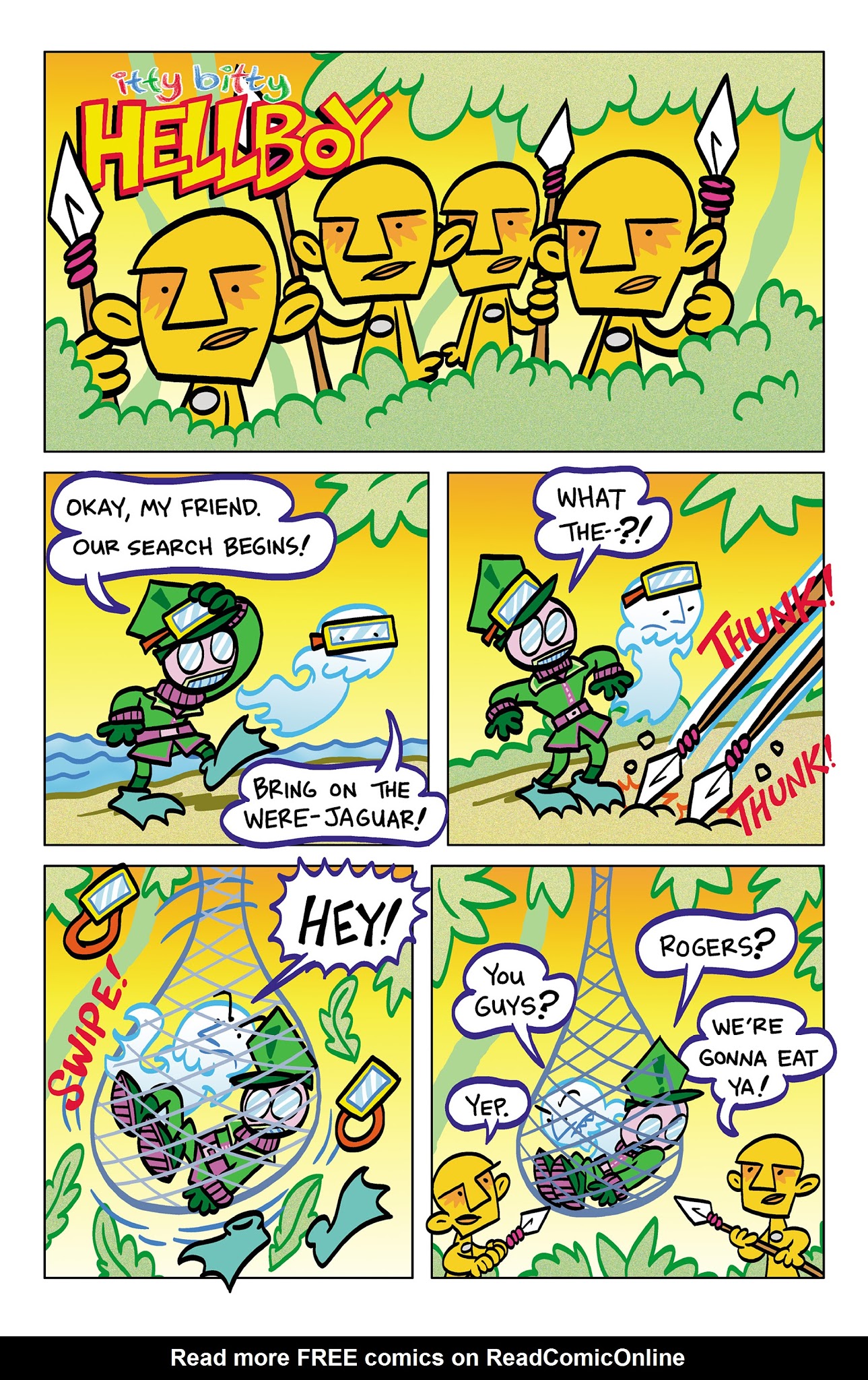 Read online Itty Bitty Hellboy: The Search for the Were-Jaguar! comic -  Issue #1 - 9