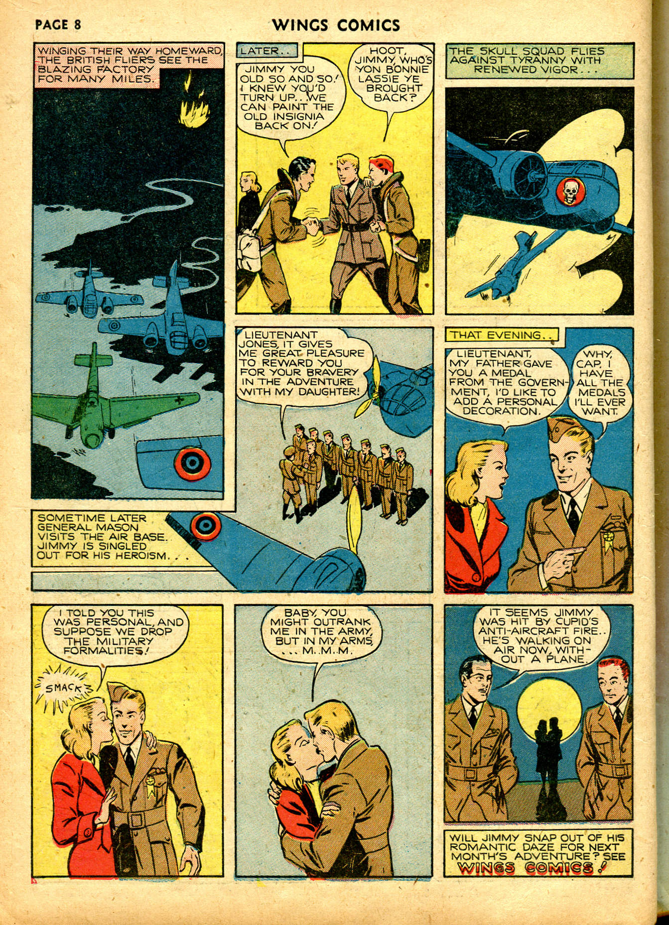 Read online Wings Comics comic -  Issue #6 - 10