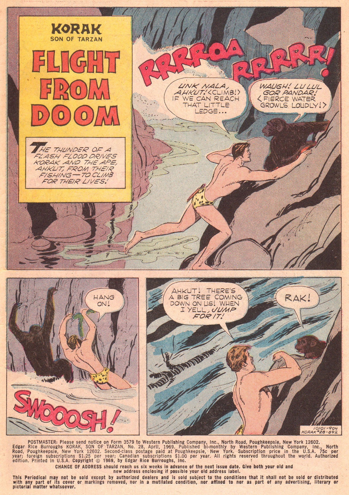 Read online Korak, Son of Tarzan (1964) comic -  Issue #28 - 3