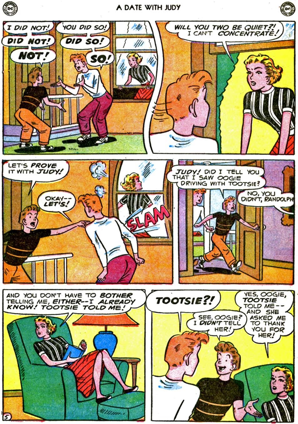 Read online A Date with Judy comic -  Issue #16 - 7