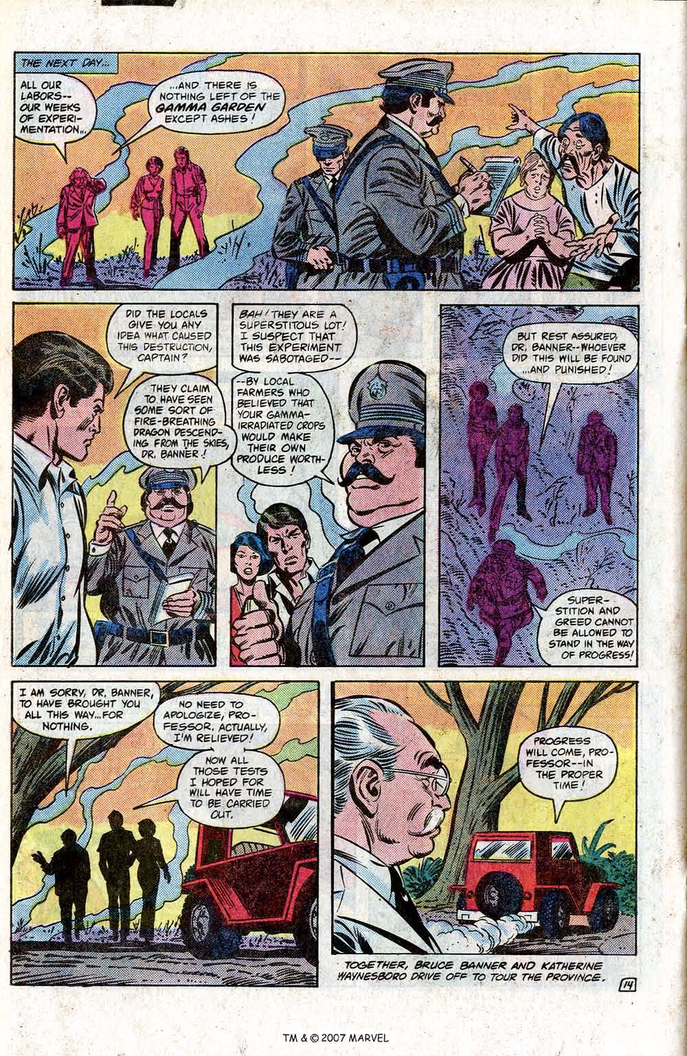 Read online The Incredible Hulk (1968) comic -  Issue #292 - 20