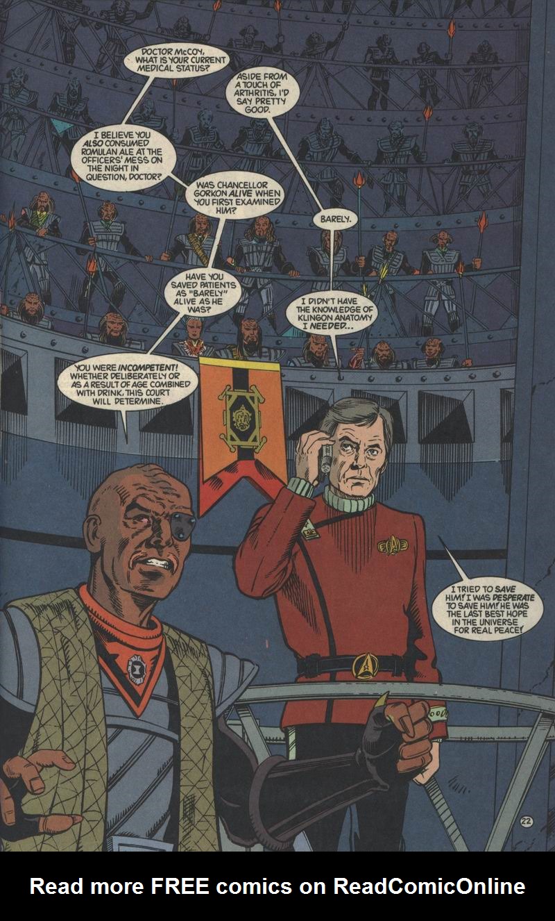 Read online Star Trek VI: The Undiscovered Country comic -  Issue # Full - 24