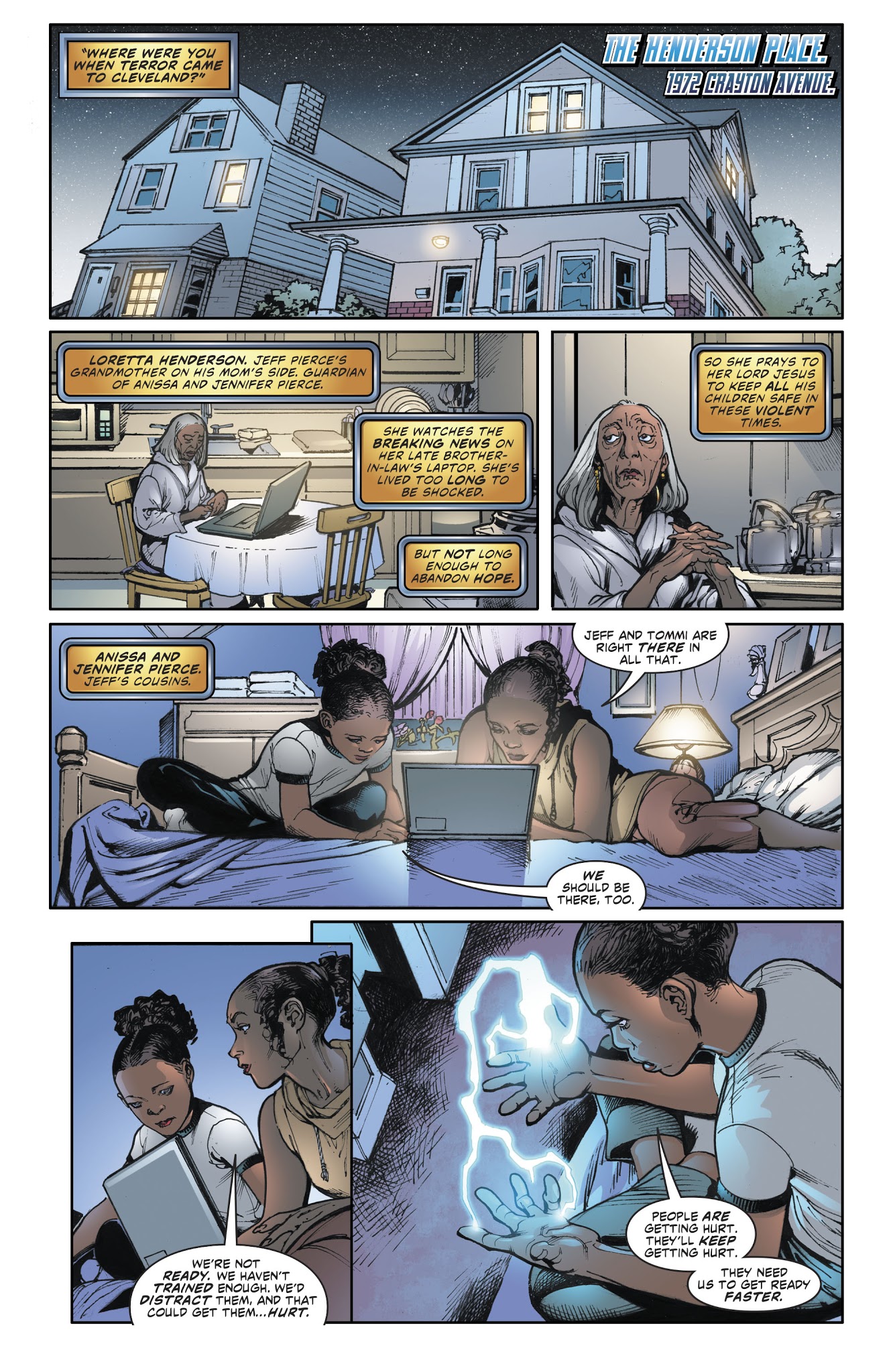 Read online Black Lightning: Cold Dead Hands comic -  Issue #4 - 13