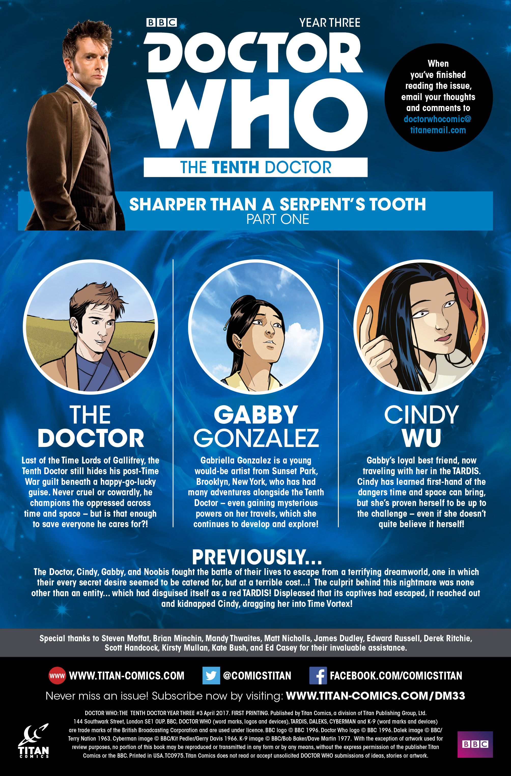 Read online Doctor Who: The Tenth Doctor Year Three comic -  Issue #3 - 5