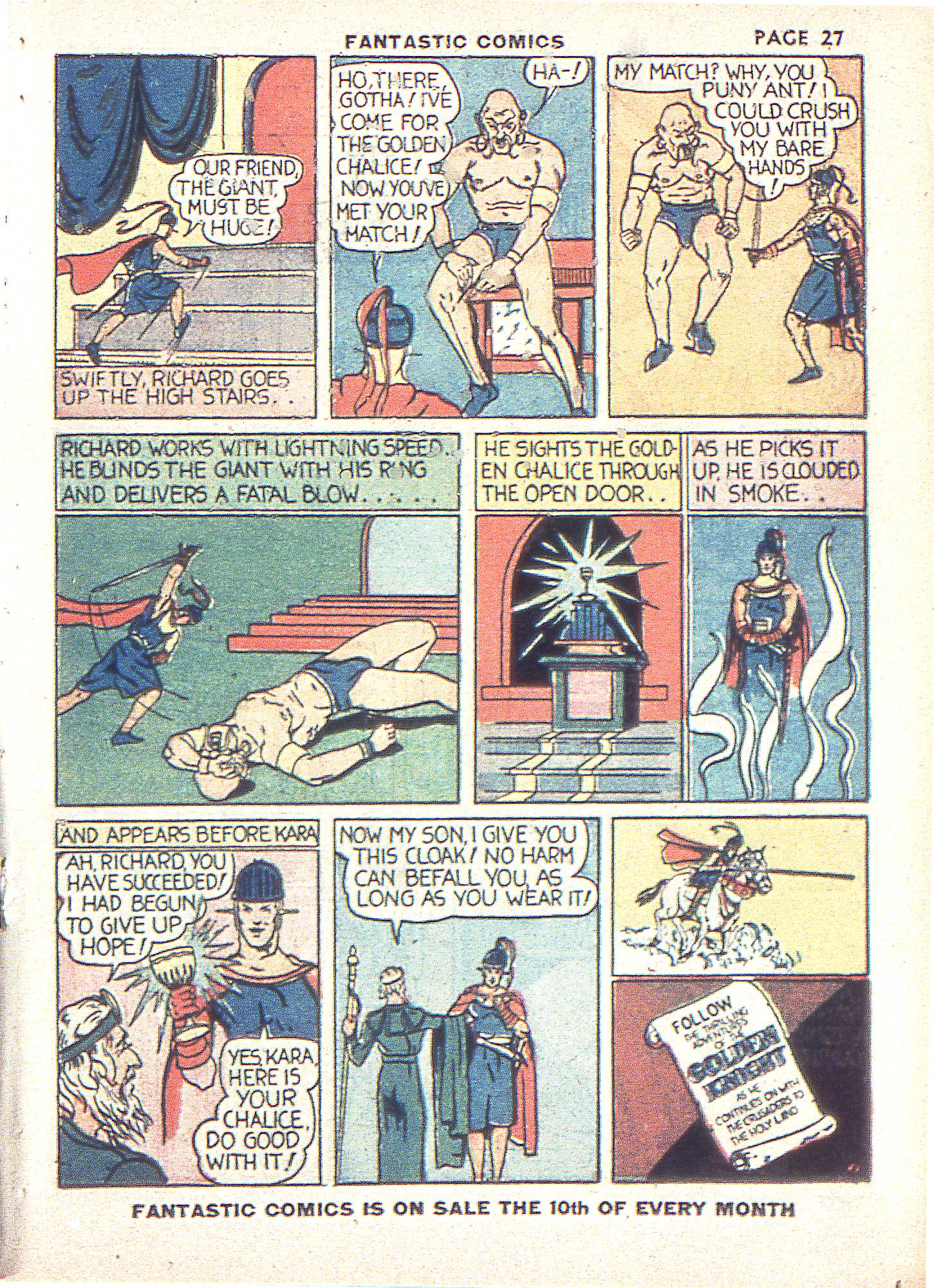 Read online Fantastic Comics comic -  Issue #3 - 30