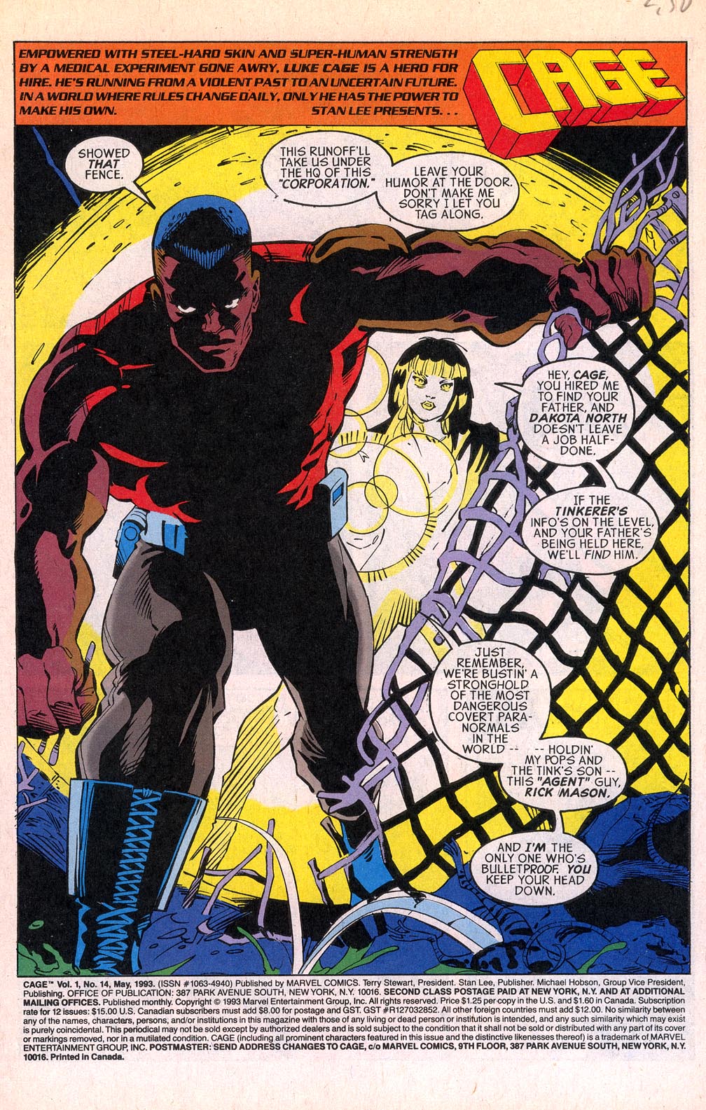 Read online Cage (1992) comic -  Issue #14 - 2