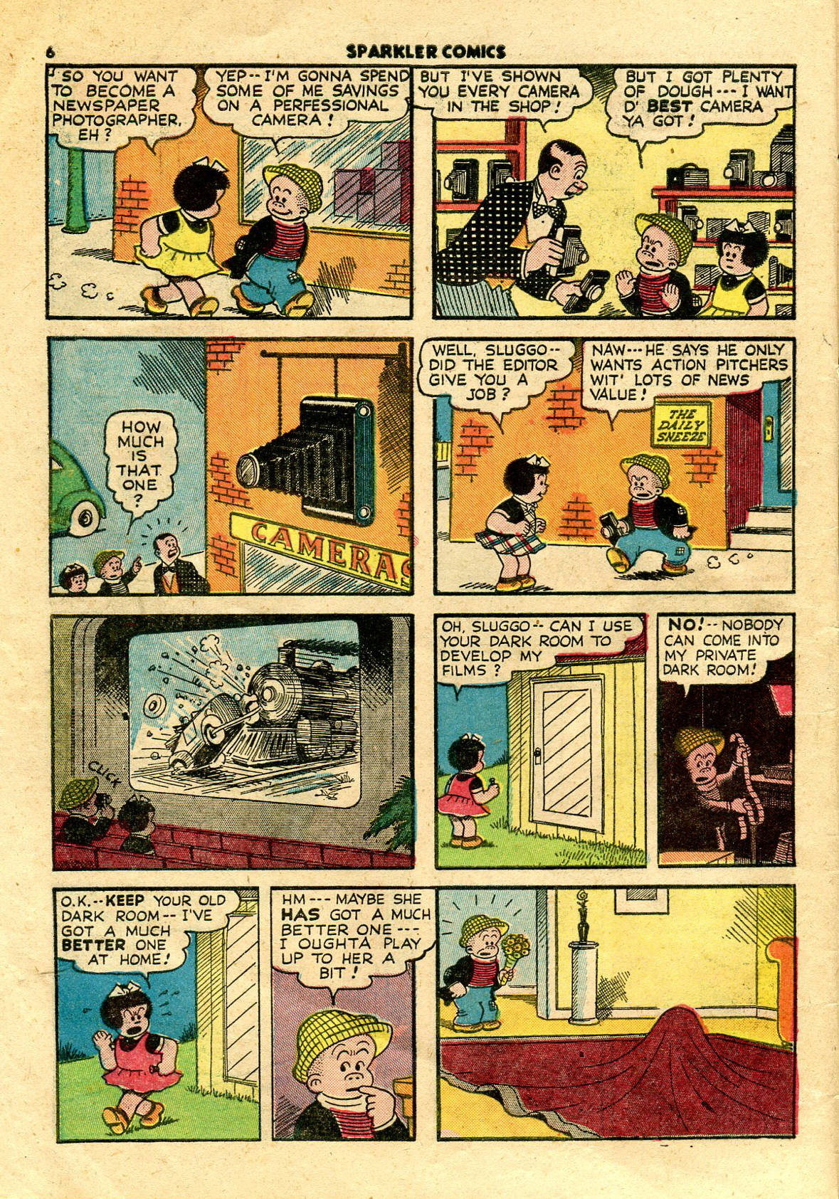 Read online Sparkler Comics comic -  Issue #22 - 8