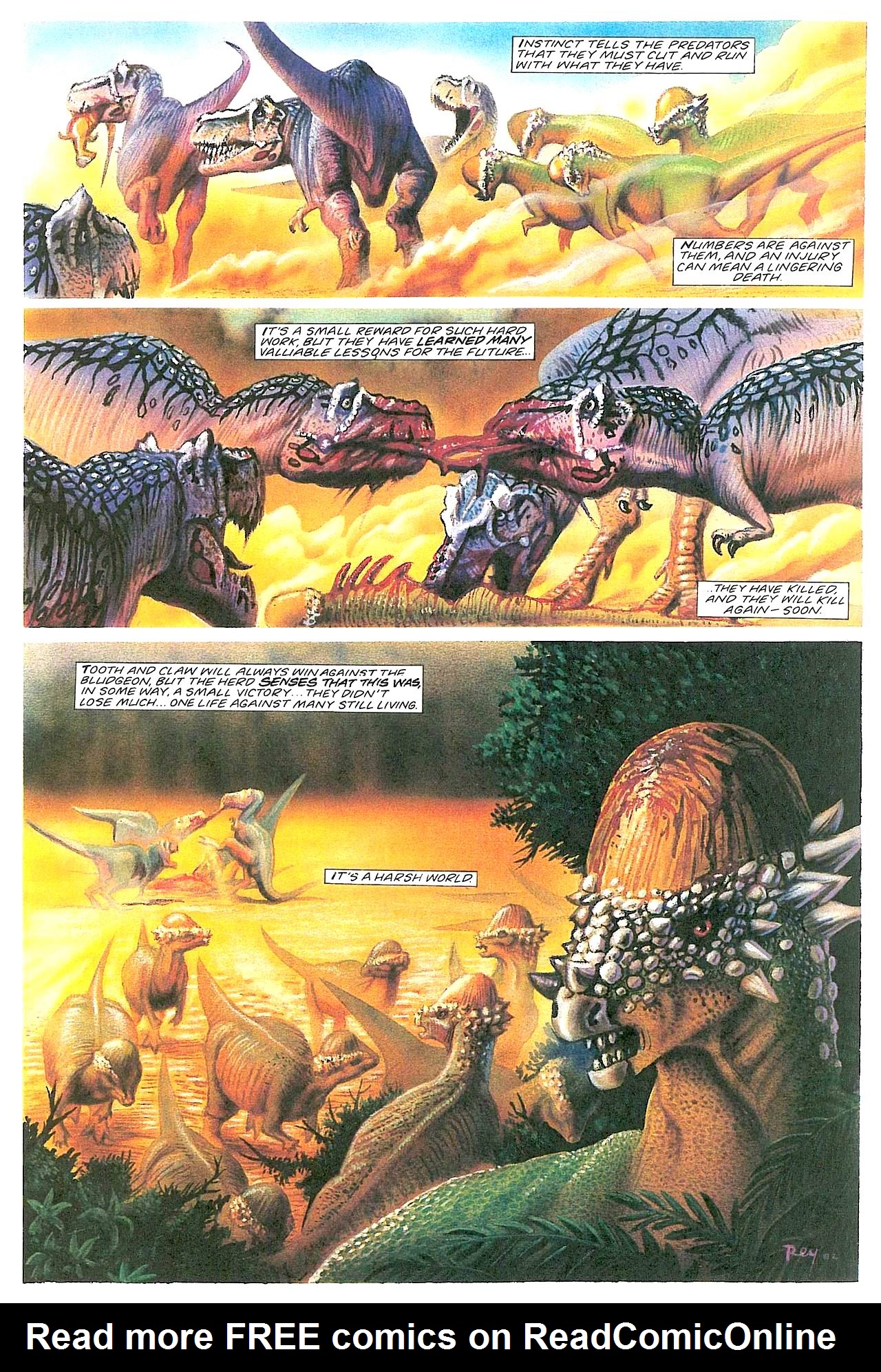 Read online Dinosaurs, A Celebration comic -  Issue #3 - 39