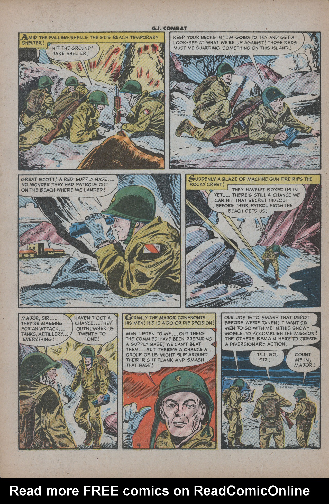 Read online G.I. Combat (1952) comic -  Issue #27 - 30