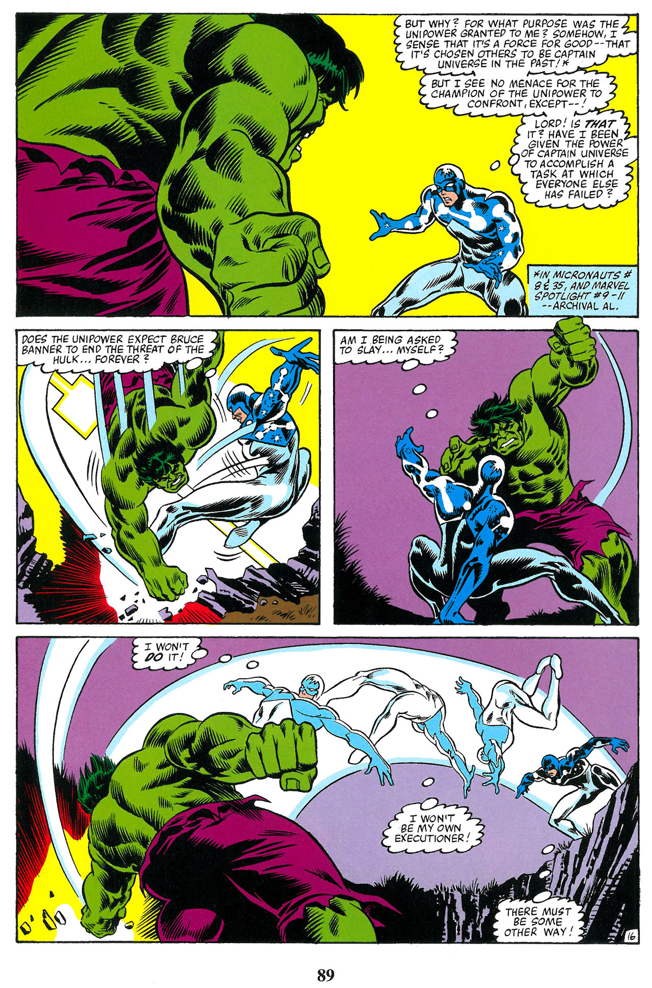 Read online Captain Universe: Power Unimaginable comic -  Issue # TPB - 92