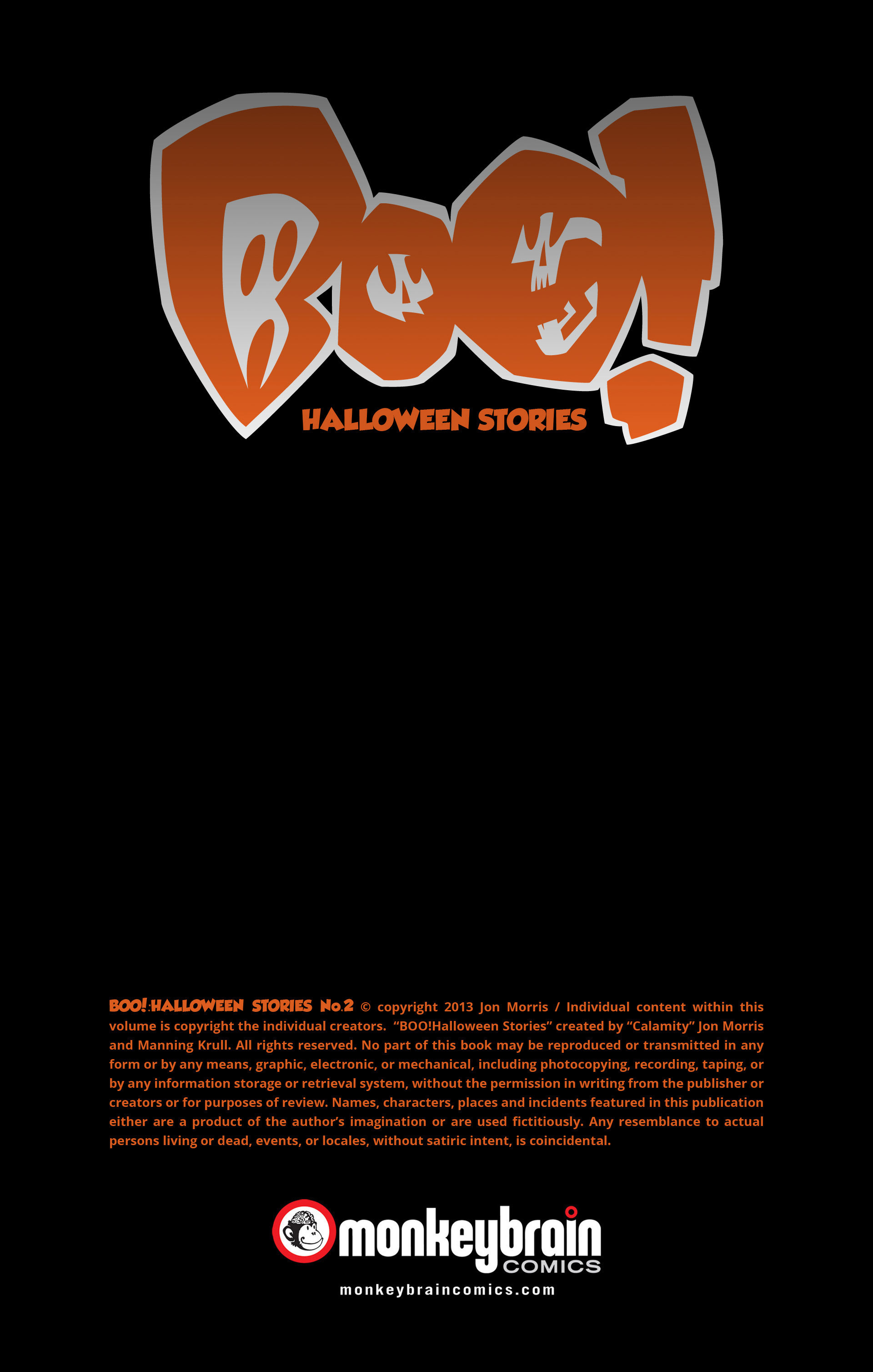 Read online BOO! Halloween Stories (2013) comic -  Issue #2 - 2