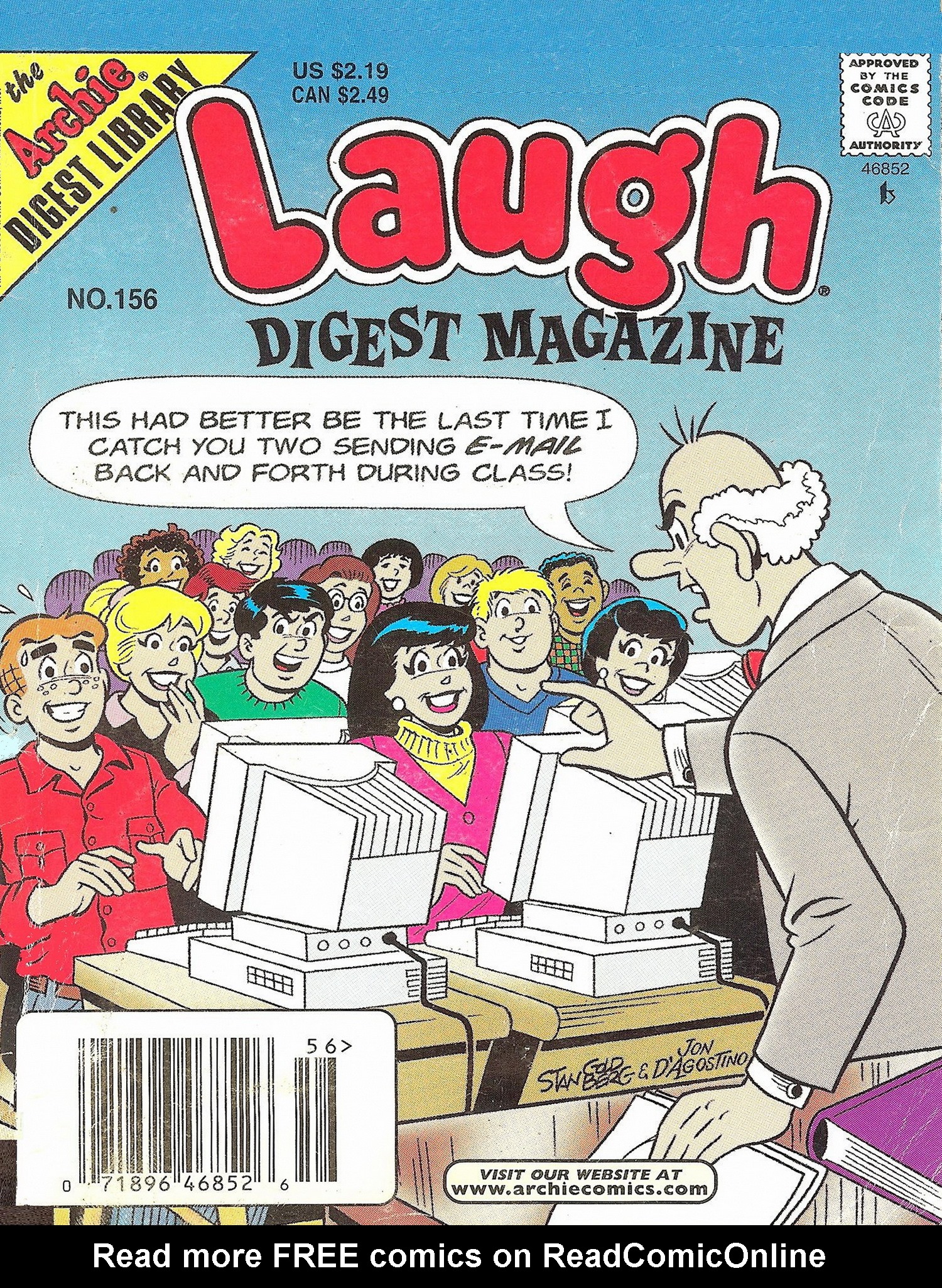 Read online Laugh Comics Digest comic -  Issue #156 - 1