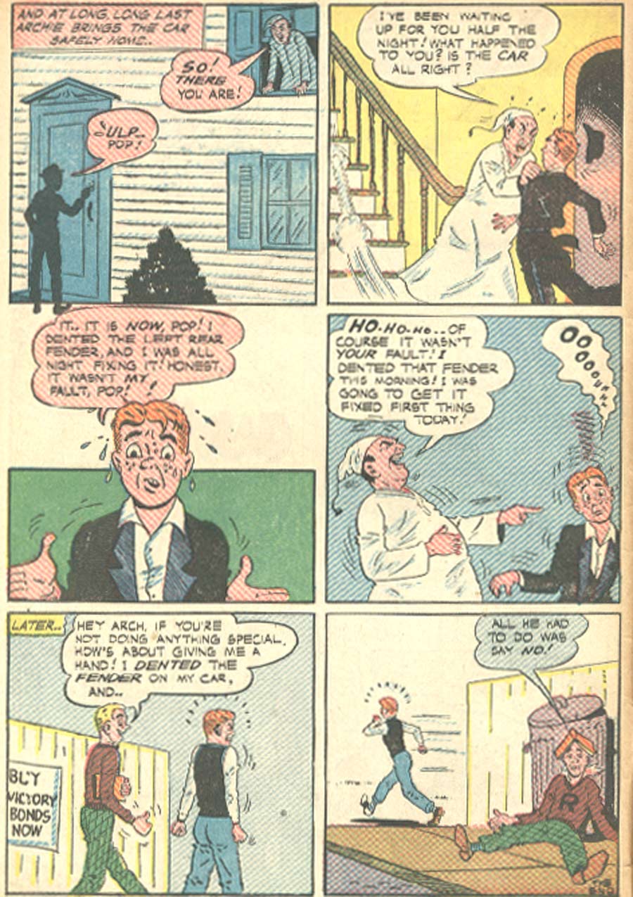 Read online Pep Comics comic -  Issue #58 - 12