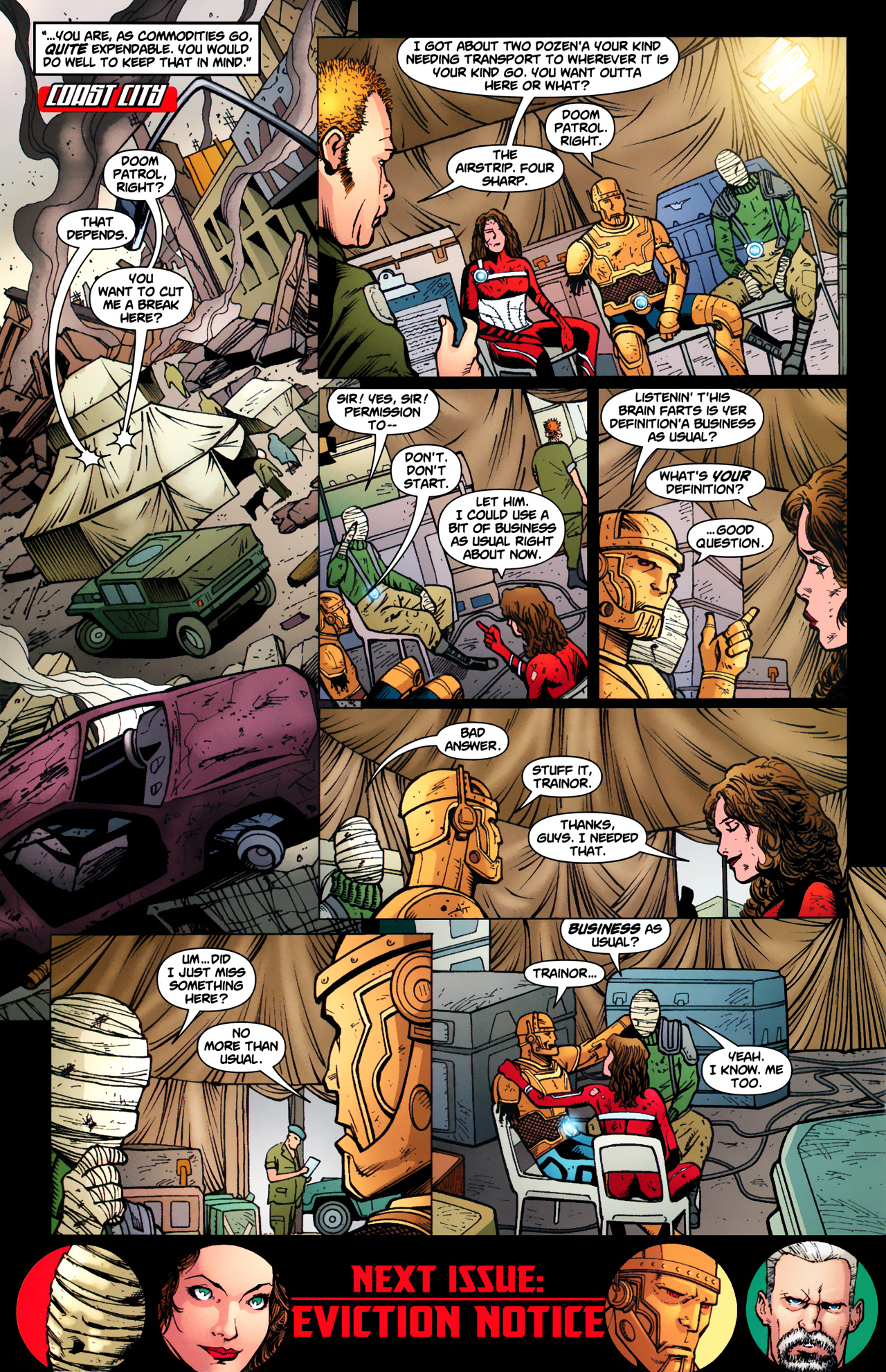 Read online Doom Patrol (2009) comic -  Issue #7 - 21