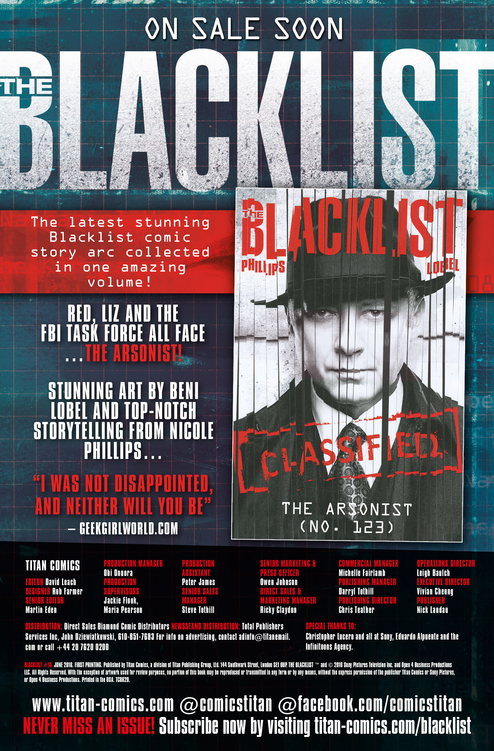 Read online The Blacklist comic -  Issue #10 - 23