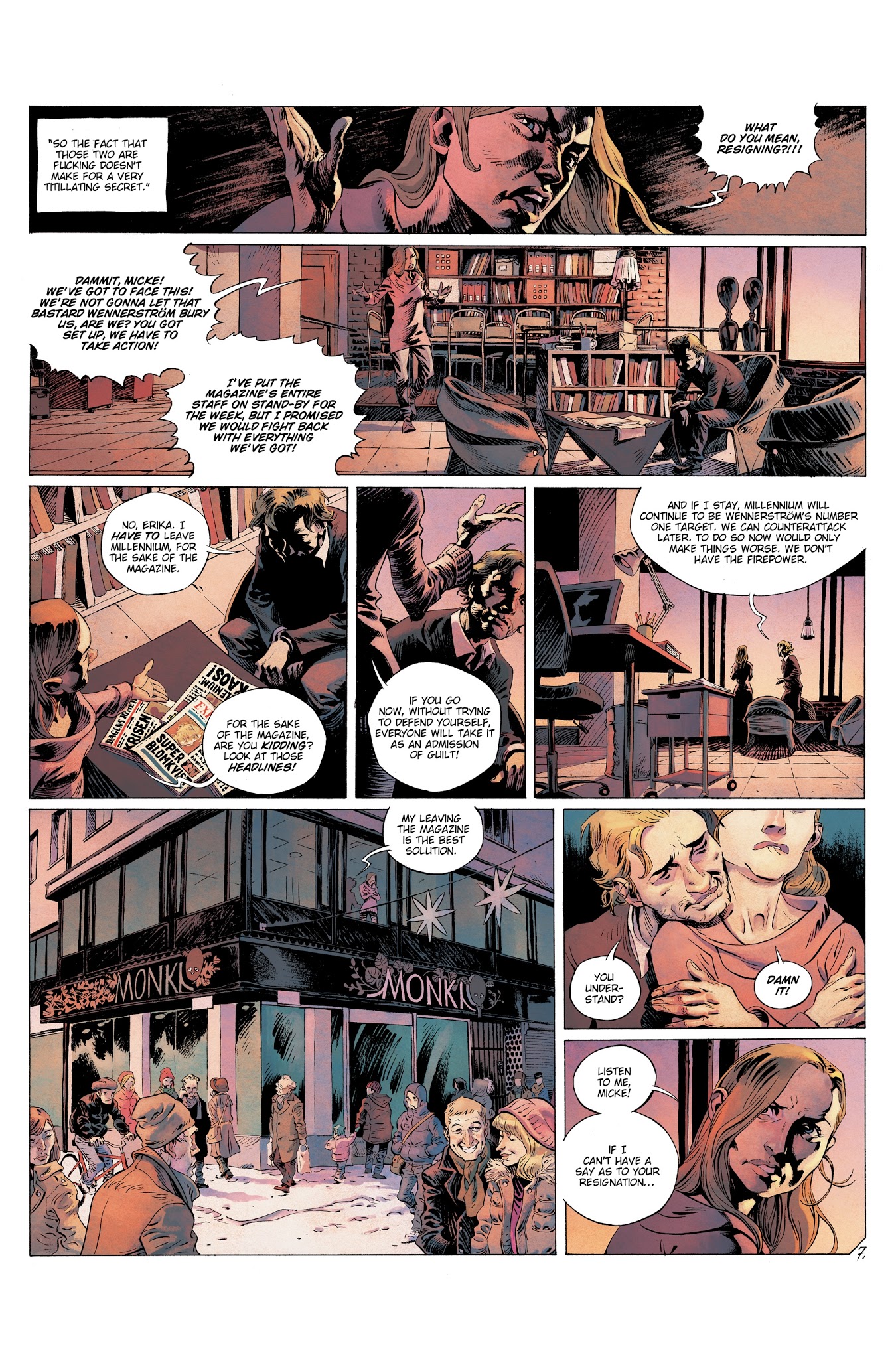 Read online Millennium: The Girl With the Dragon Tattoo comic -  Issue #1 - 12