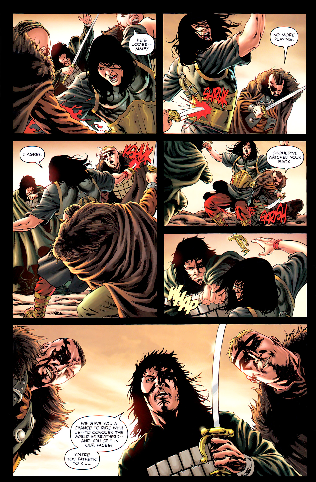 Read online Highlander Origins: The Kurgan comic -  Issue #2 - 7
