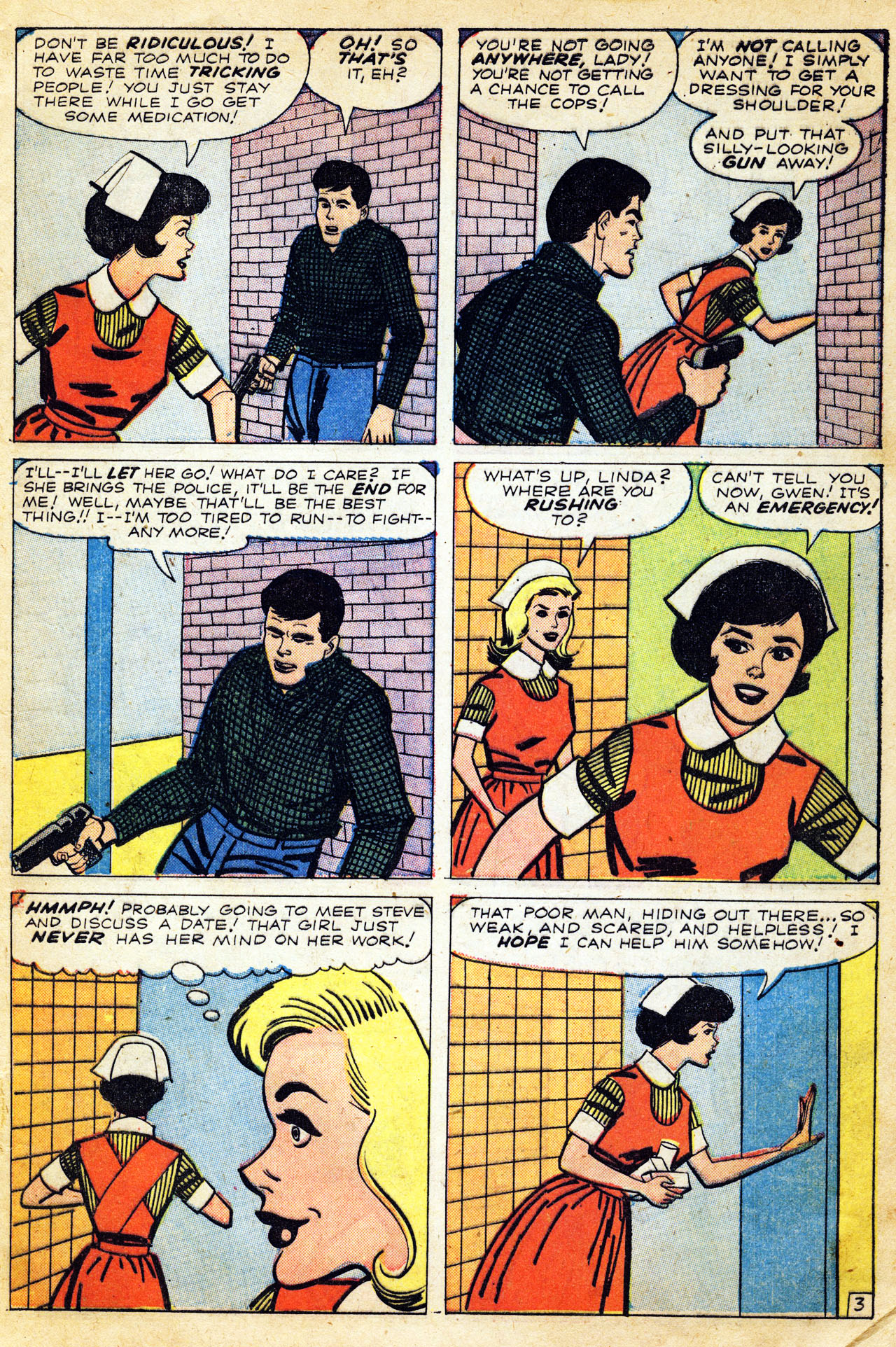 Read online Linda Carter, Student Nurse comic -  Issue #5 - 5
