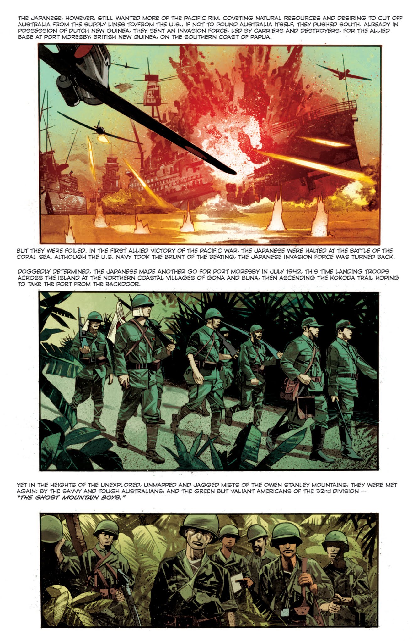 Read online Fever Ridge: A Tale of MacArthur's Jungle War comic -  Issue #2 - 19