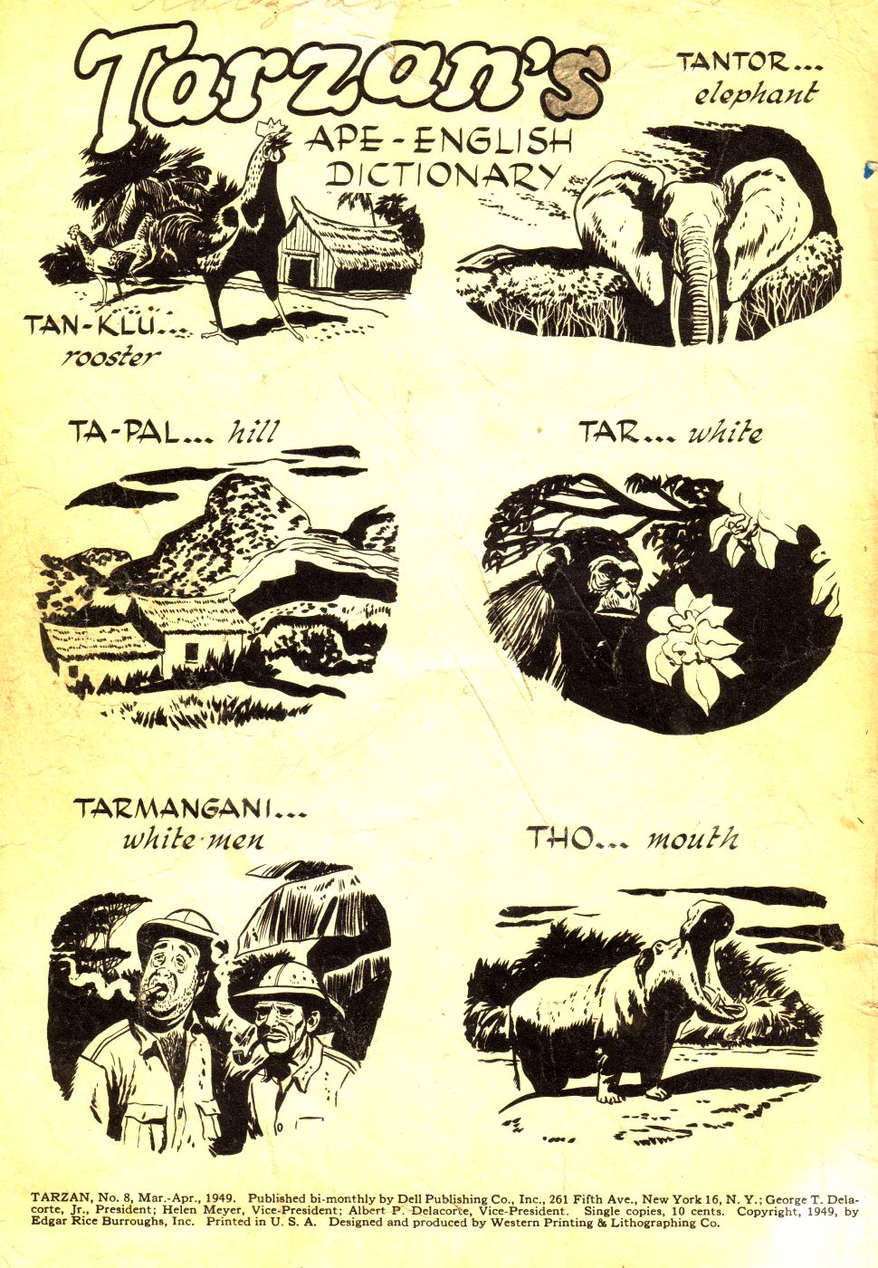 Read online Tarzan (1948) comic -  Issue #8 - 2