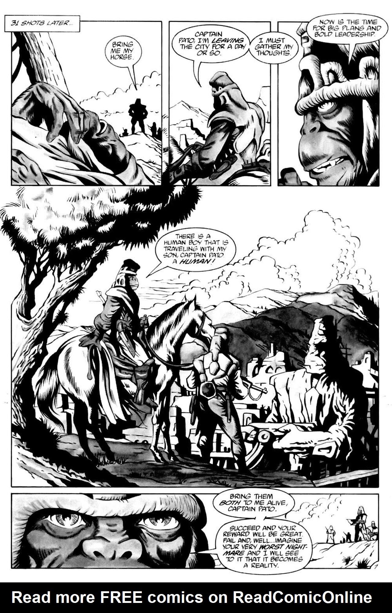 Read online Planet of the Apes (1990) comic -  Issue #4 - 9