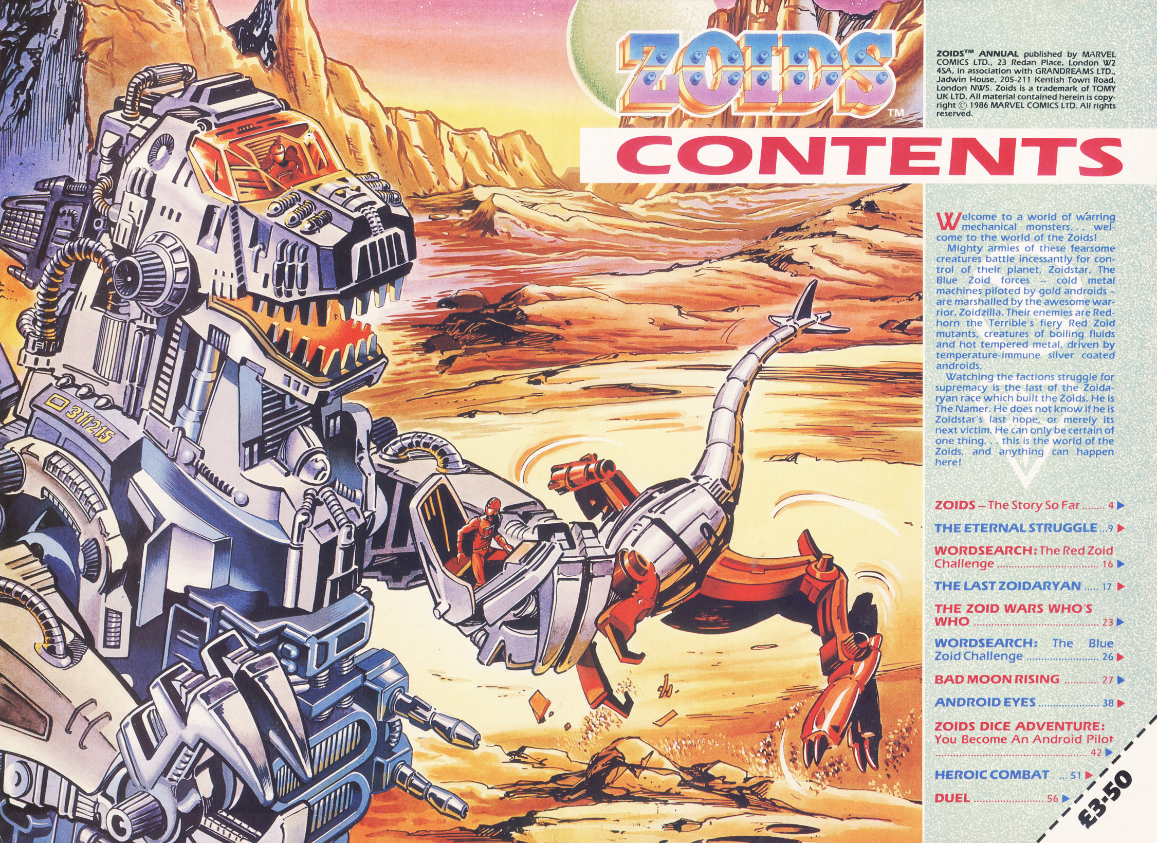 Read online Zoids Annual comic -  Issue # Full - 2