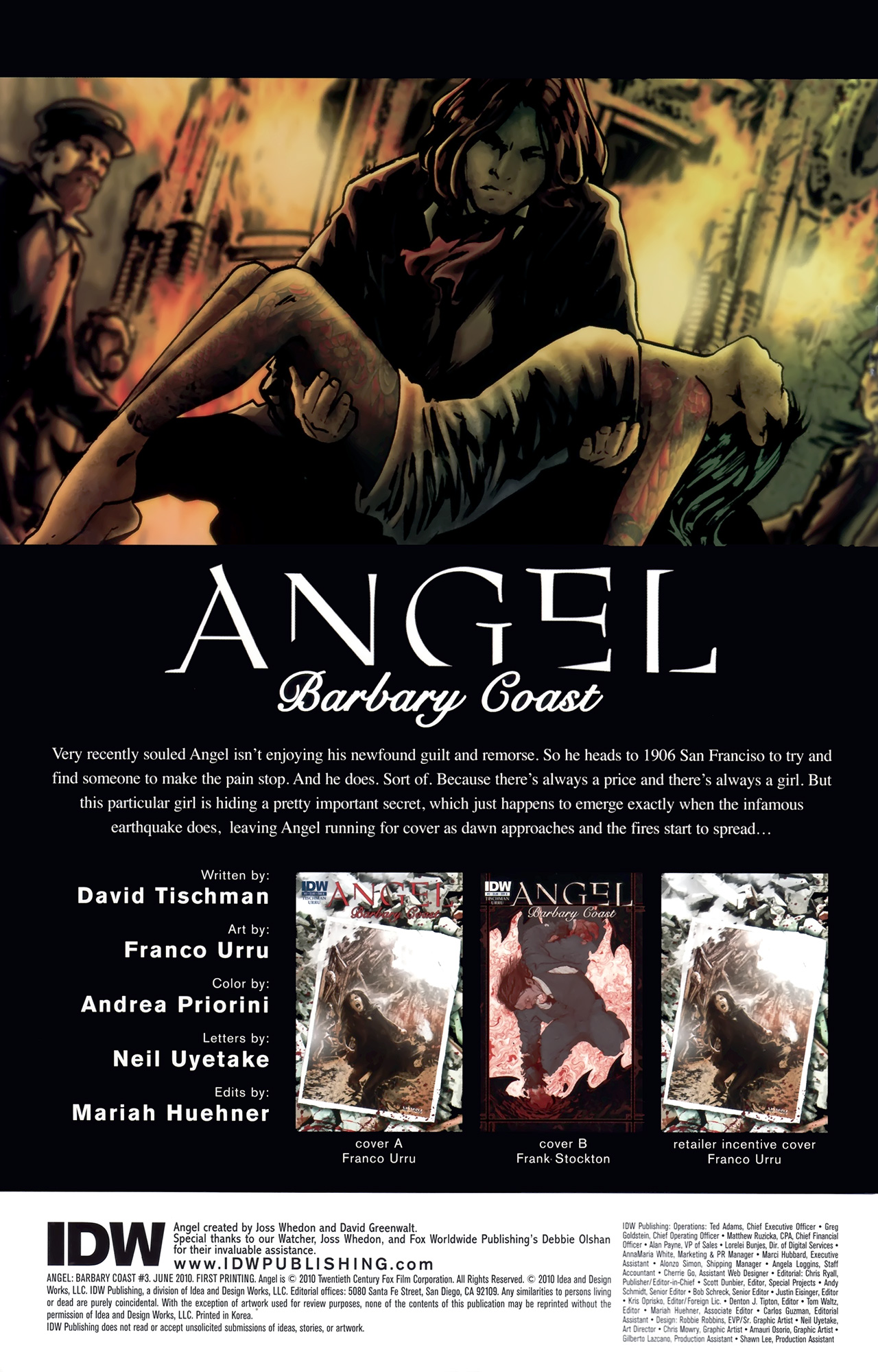Angel: Barbary Coast Issue #3 #3 - English 4