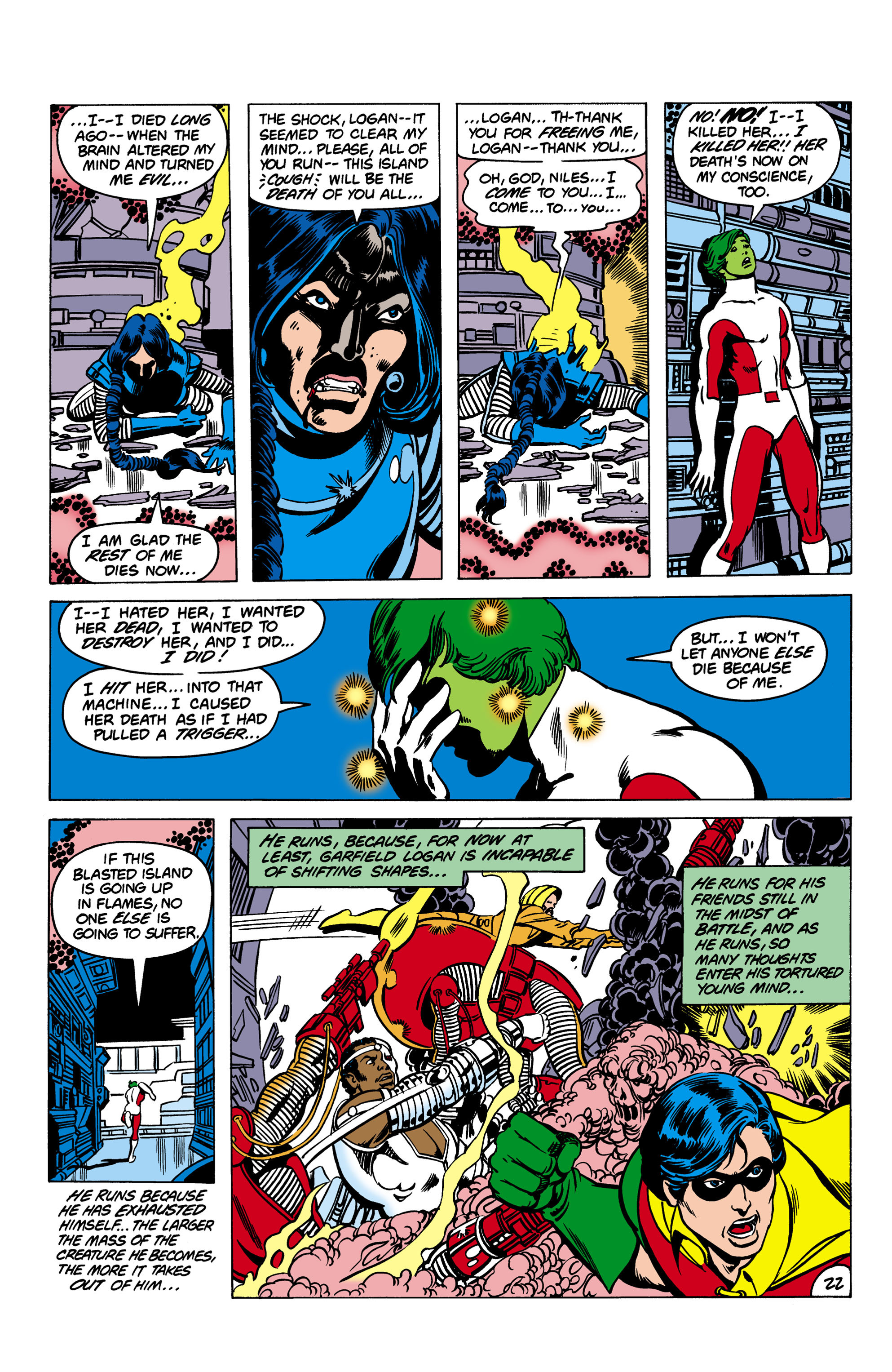 Read online The New Teen Titans (1980) comic -  Issue #15 - 23