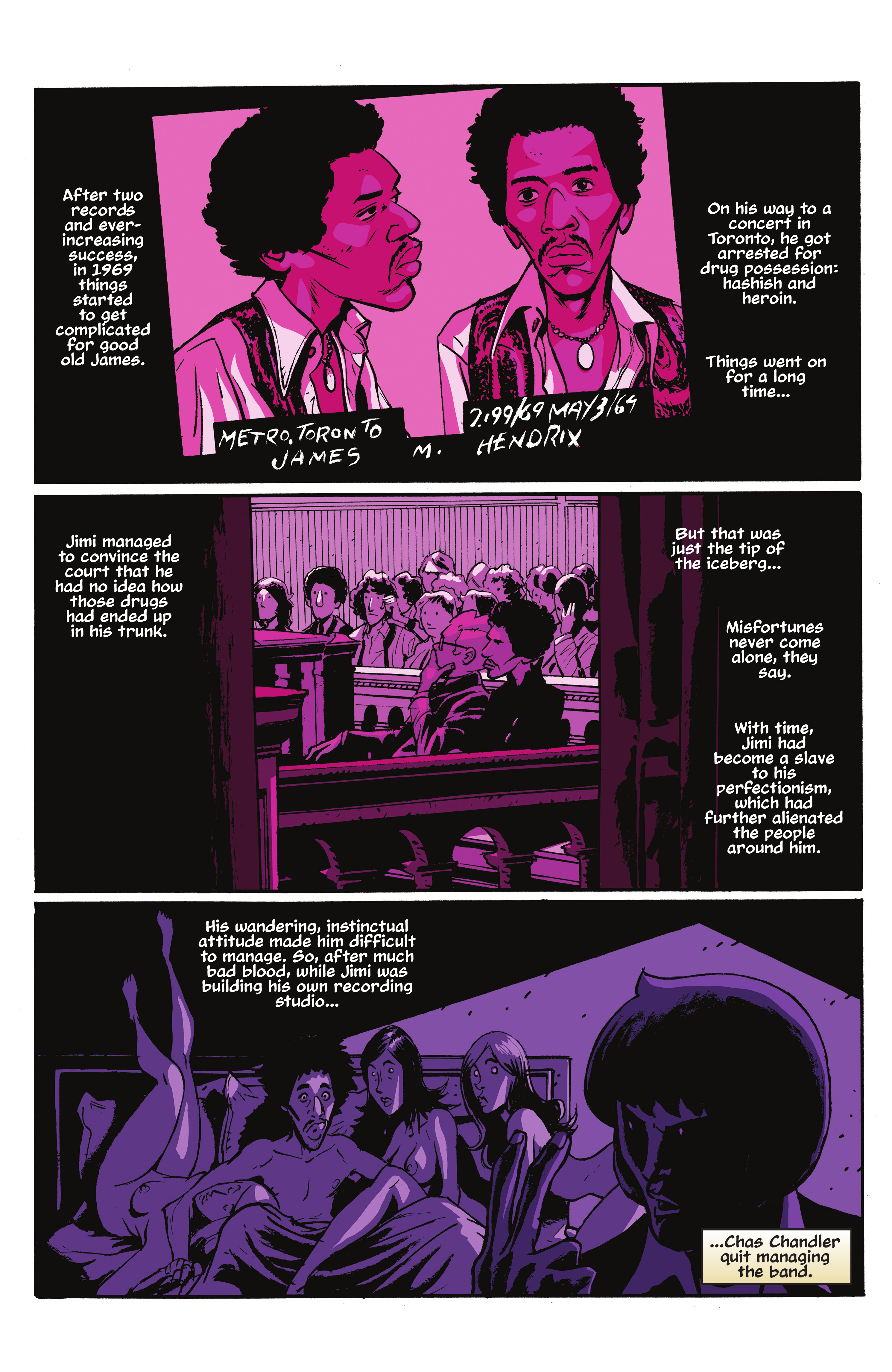 Read online Hendrix: Electric Requiem comic -  Issue # TPB - 121