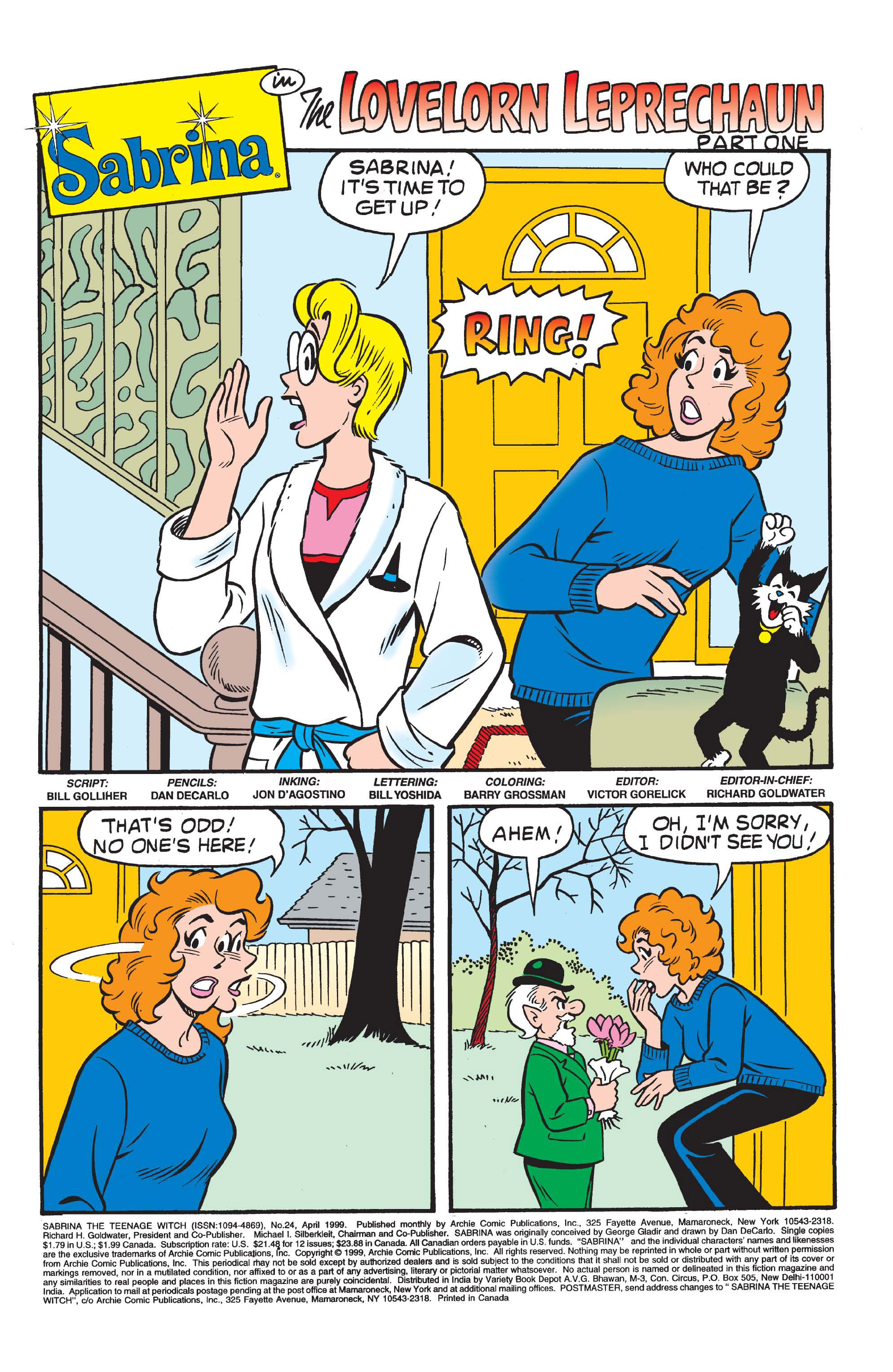 Read online Sabrina the Teenage Witch (1997) comic -  Issue #24 - 2