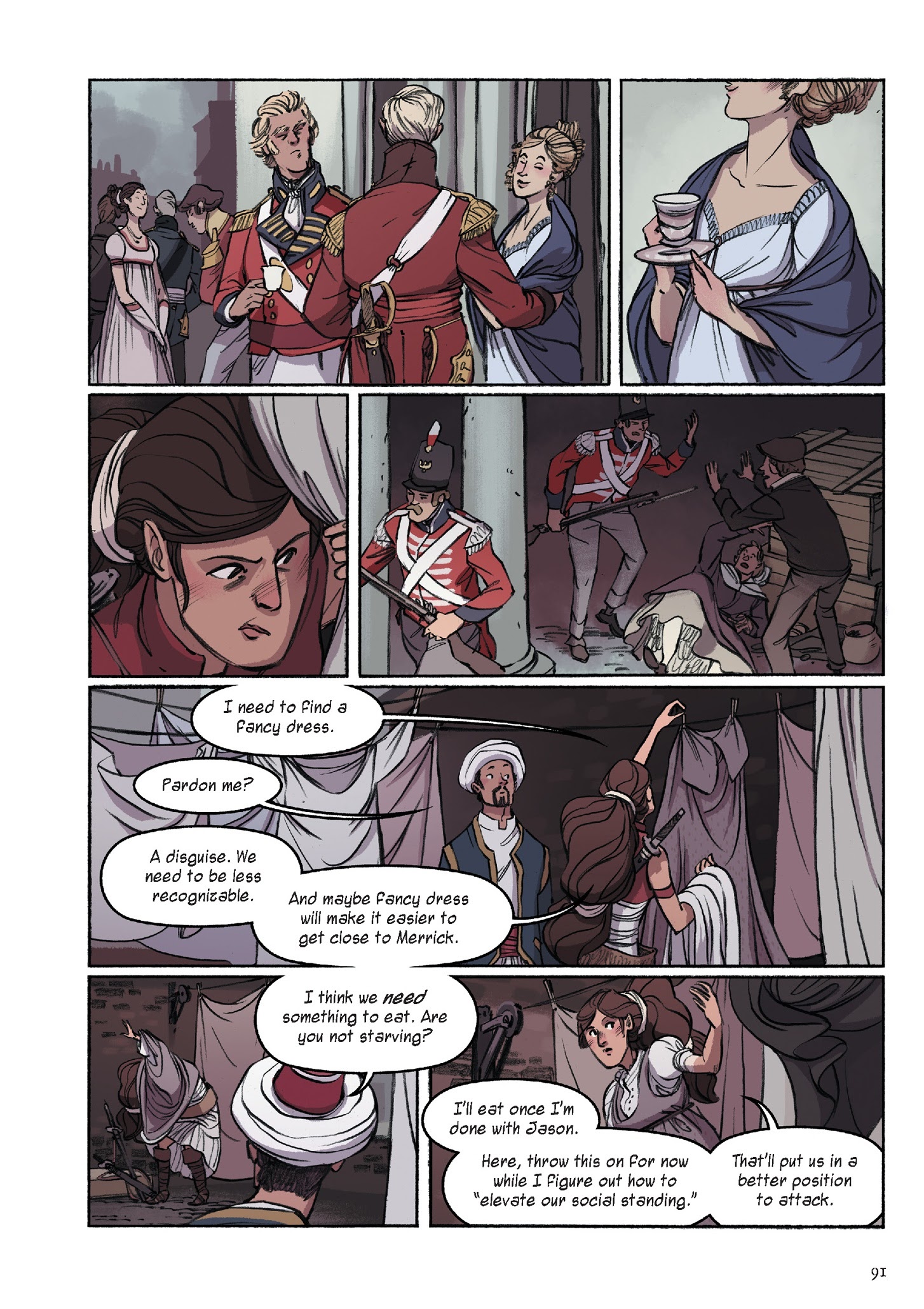Read online Delilah Dirk and the King's Shilling comic -  Issue # TPB (Part 1) - 93