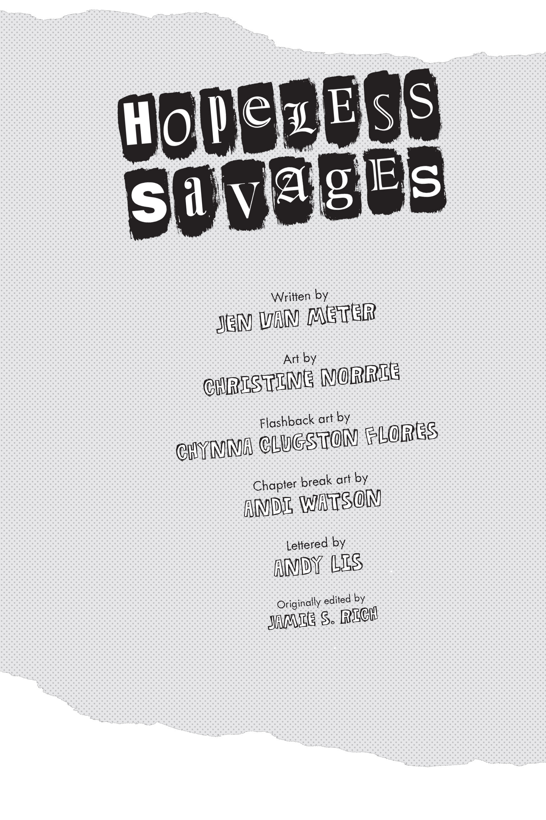 Read online Hopeless Savages comic -  Issue # _TPB - 6