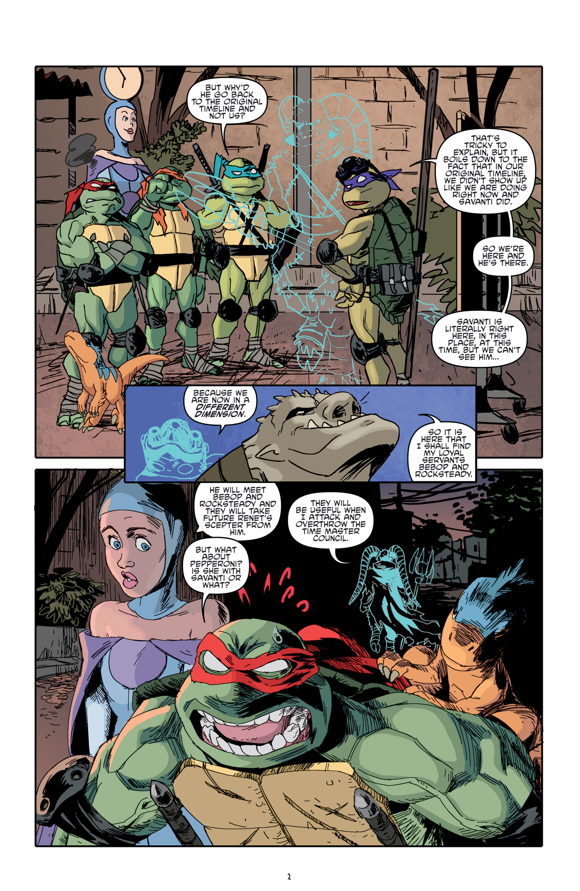 Read online Teenage Mutant Ninja Turtles Bebop & Rocksteady Destroy Everything comic -  Issue #3 - 4