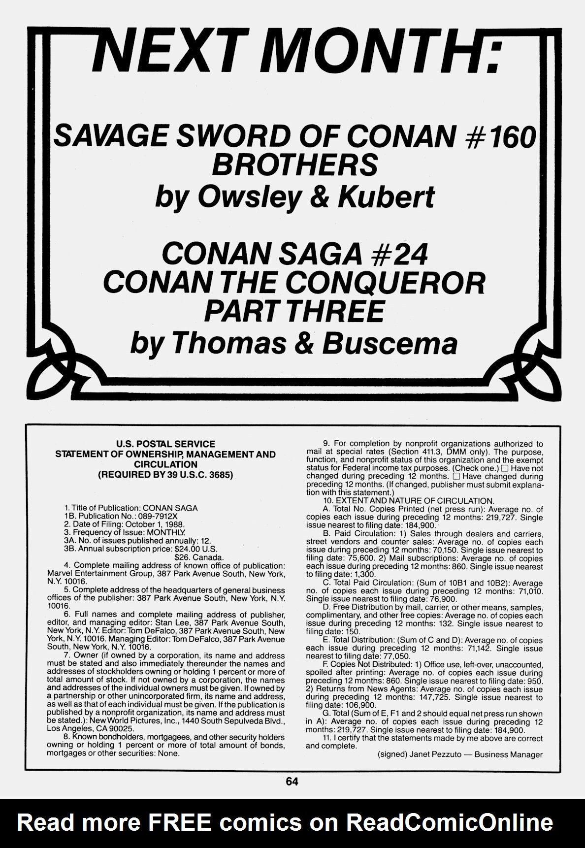 Read online Conan Saga comic -  Issue #23 - 64