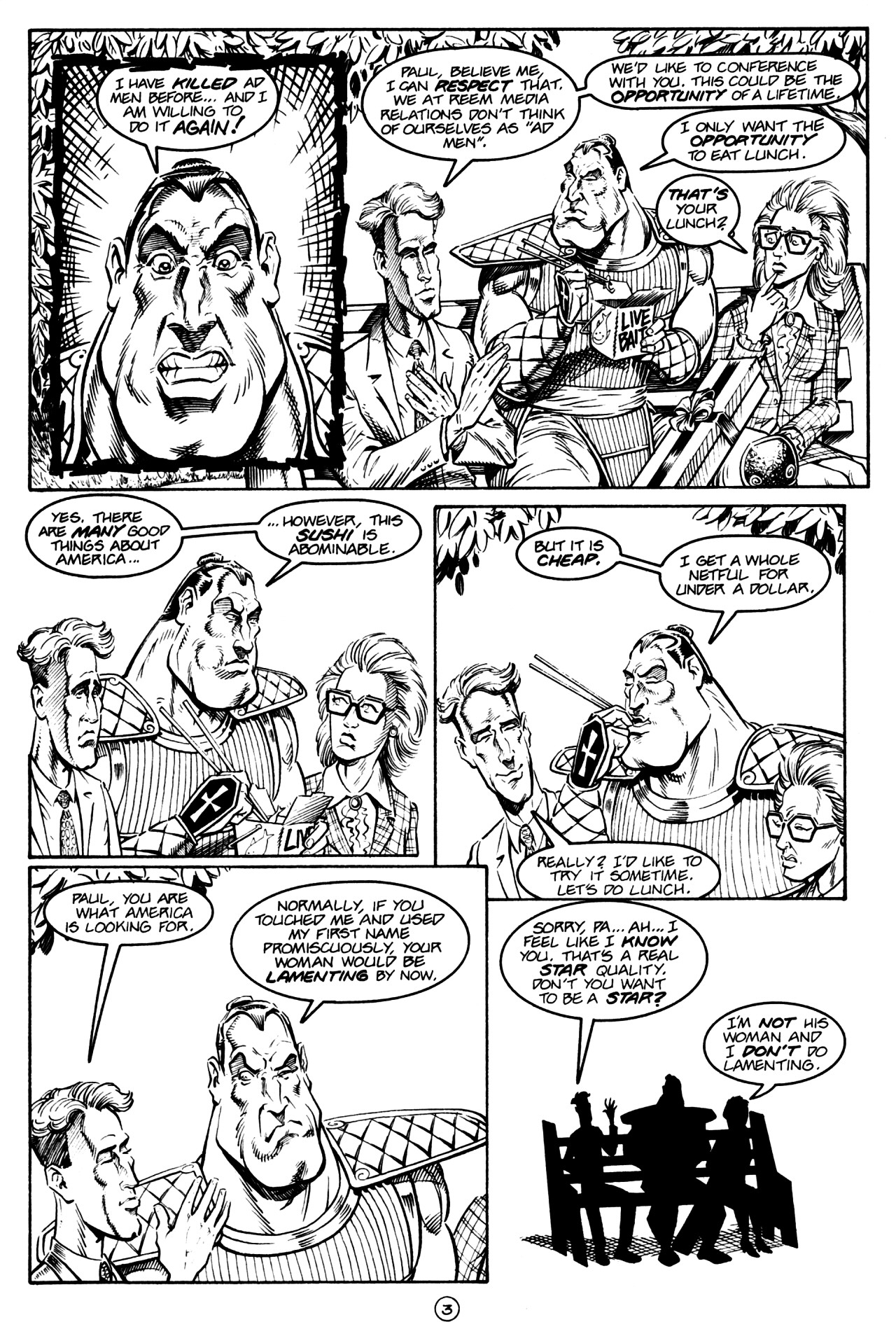 Read online Paul the Samurai (1992) comic -  Issue #4 - 5