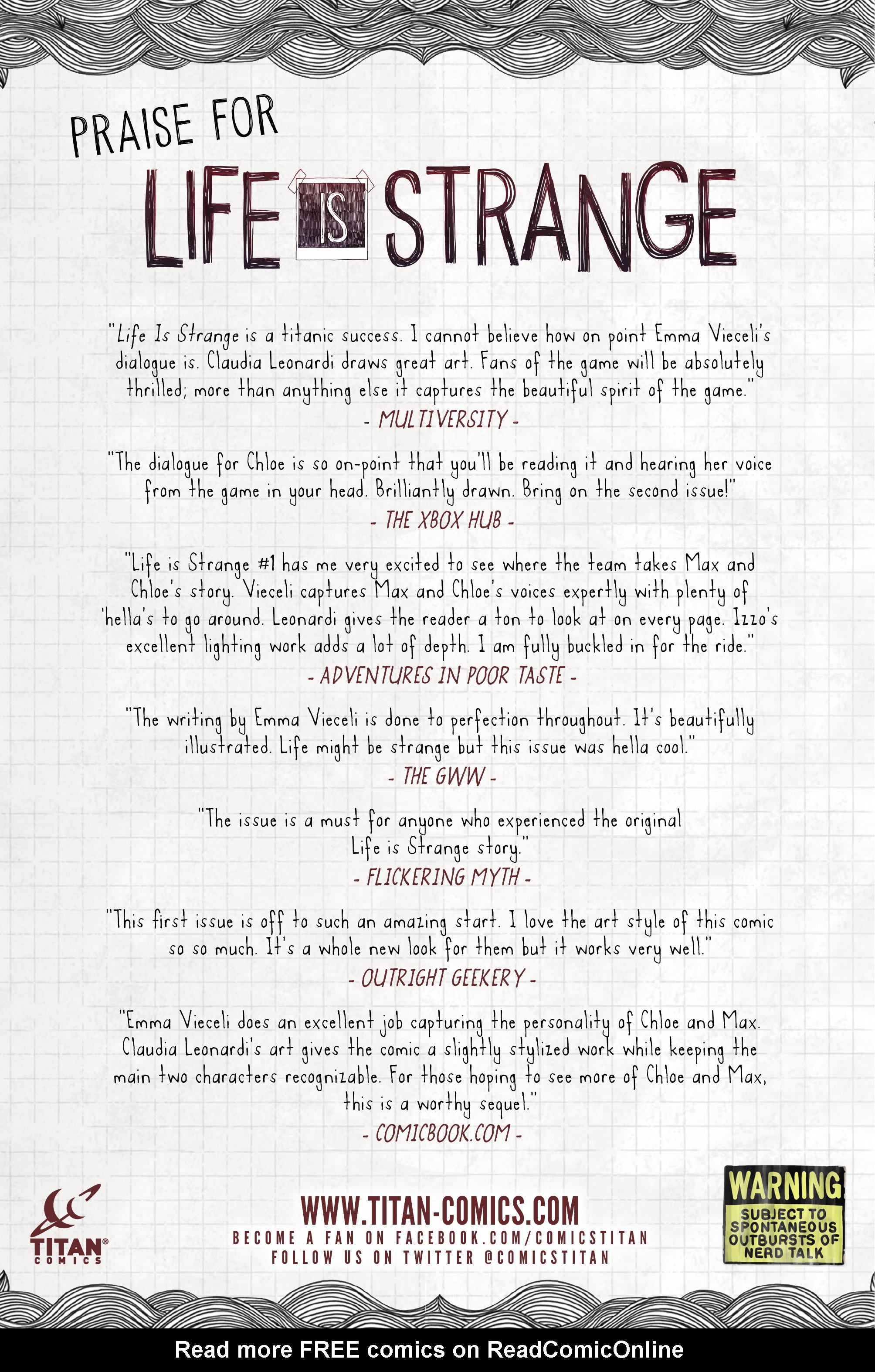 Read online Life is Strange comic -  Issue #9 - 34