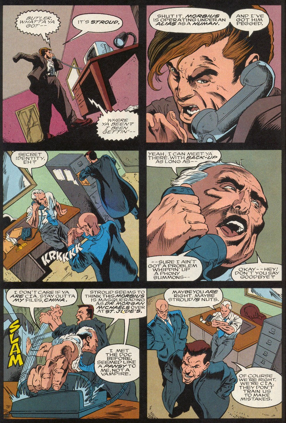 Read online Morbius: The Living Vampire (1992) comic -  Issue #11 - 17