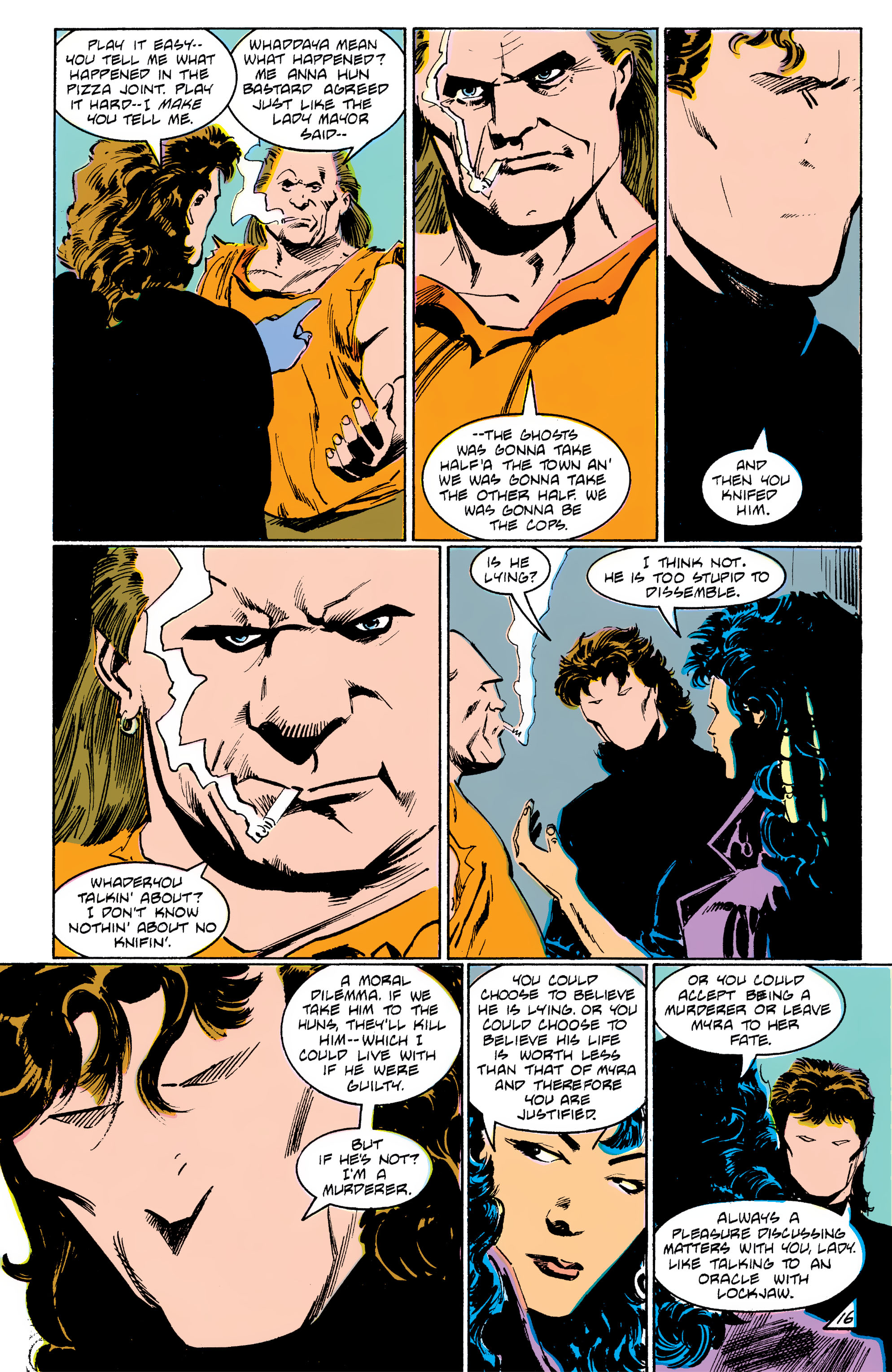 Read online The Question (1987) comic -  Issue #30 - 17