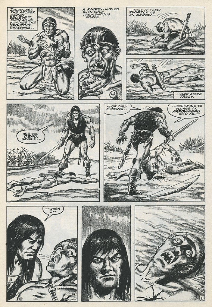 Read online The Savage Sword Of Conan comic -  Issue #223 - 7