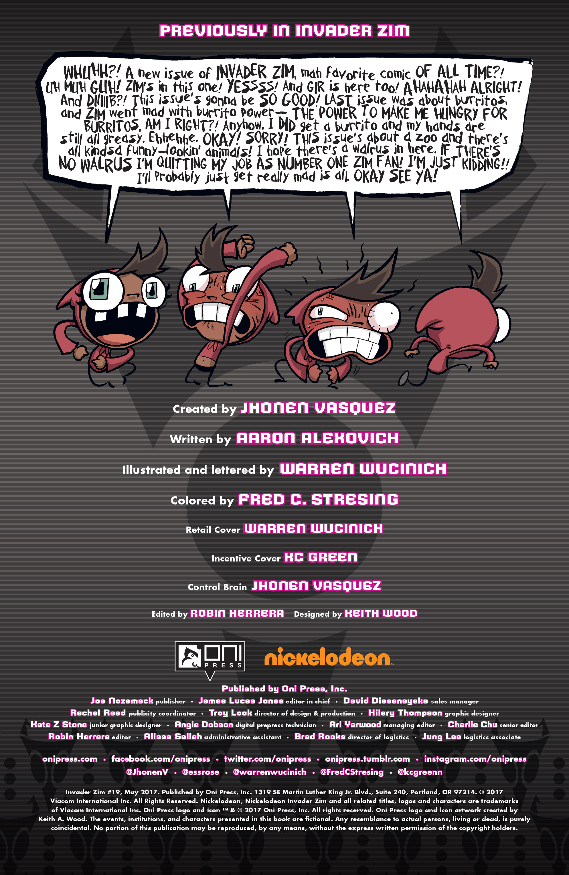 Read online Invader Zim comic -  Issue #19 - 2