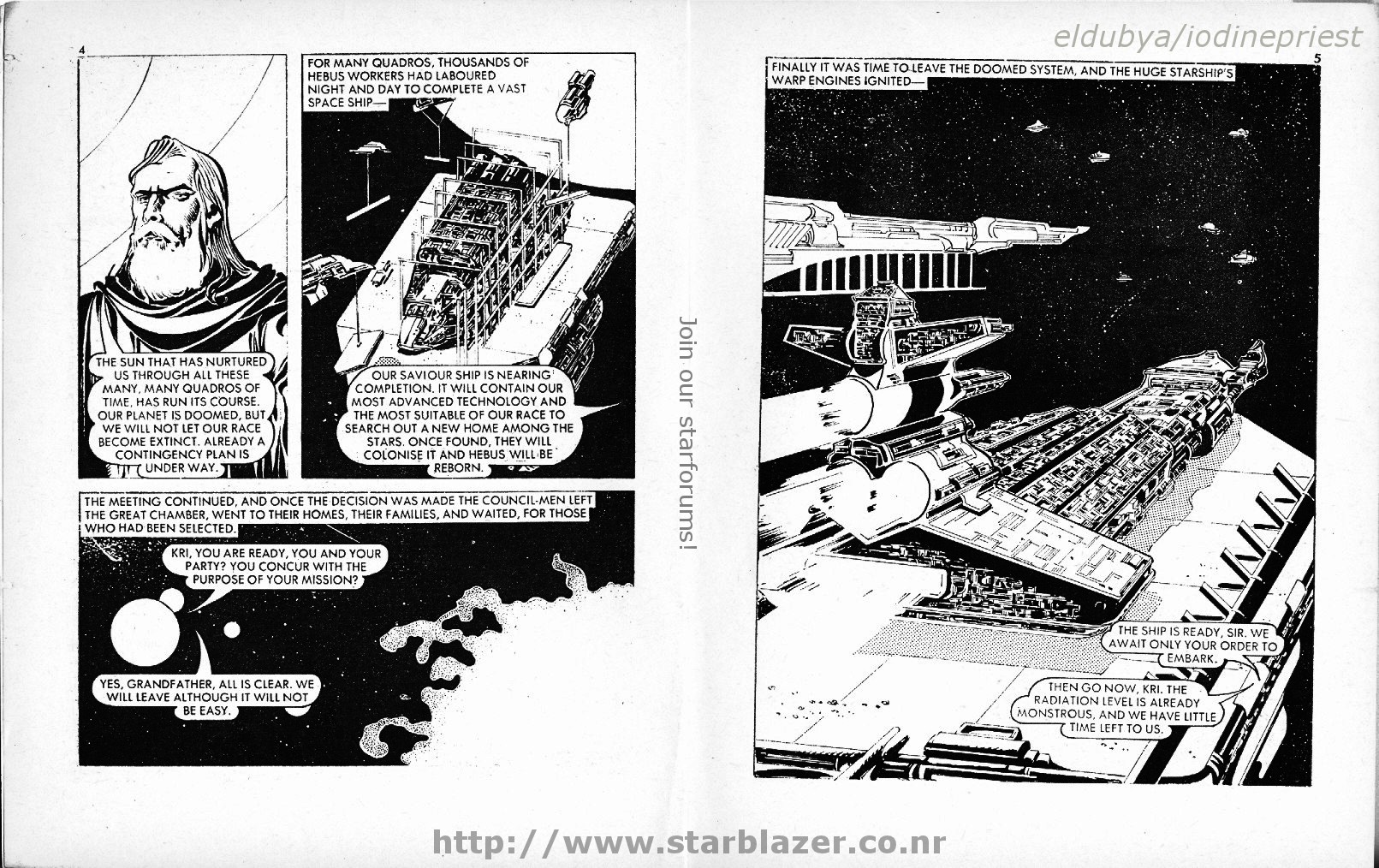 Read online Starblazer comic -  Issue #133 - 4