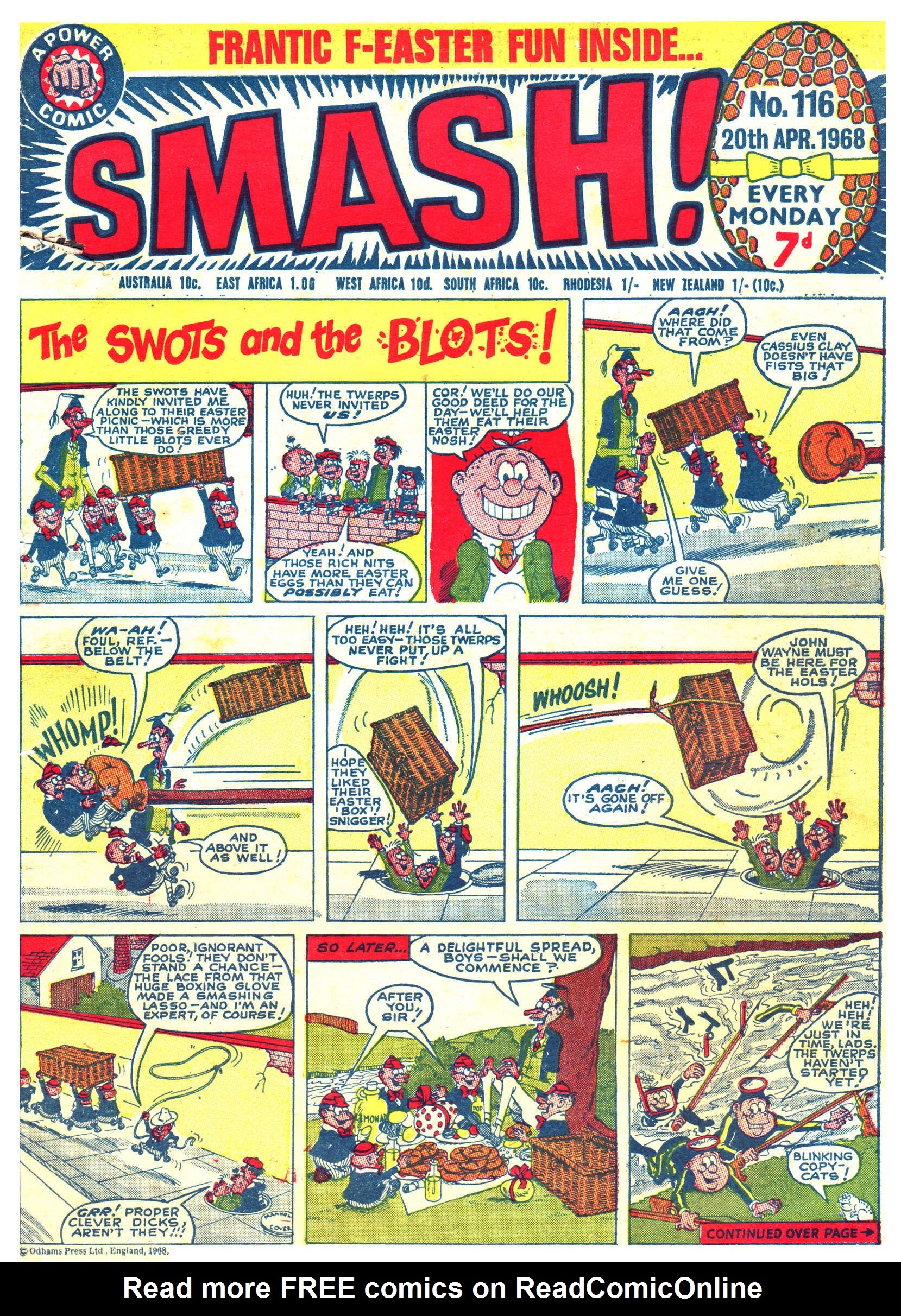 Read online Smash! (1966) comic -  Issue #116 - 1