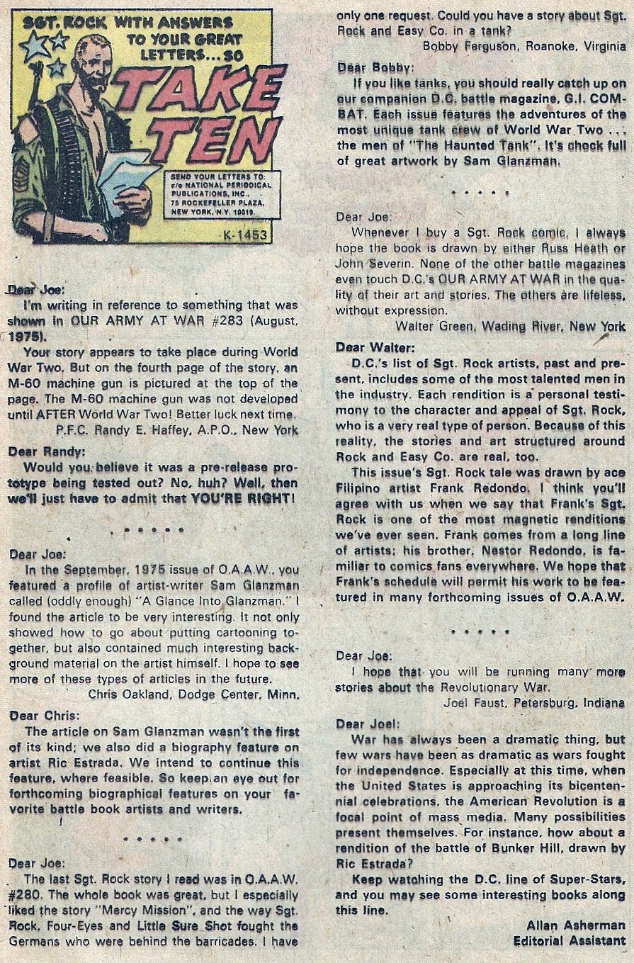 Read online Our Army at War (1952) comic -  Issue #289 - 11