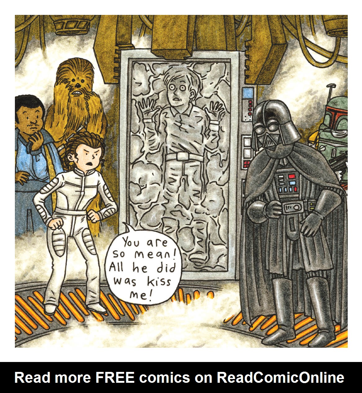 Read online Star Wars: Vader's Little Princess comic -  Issue # TPB - 51